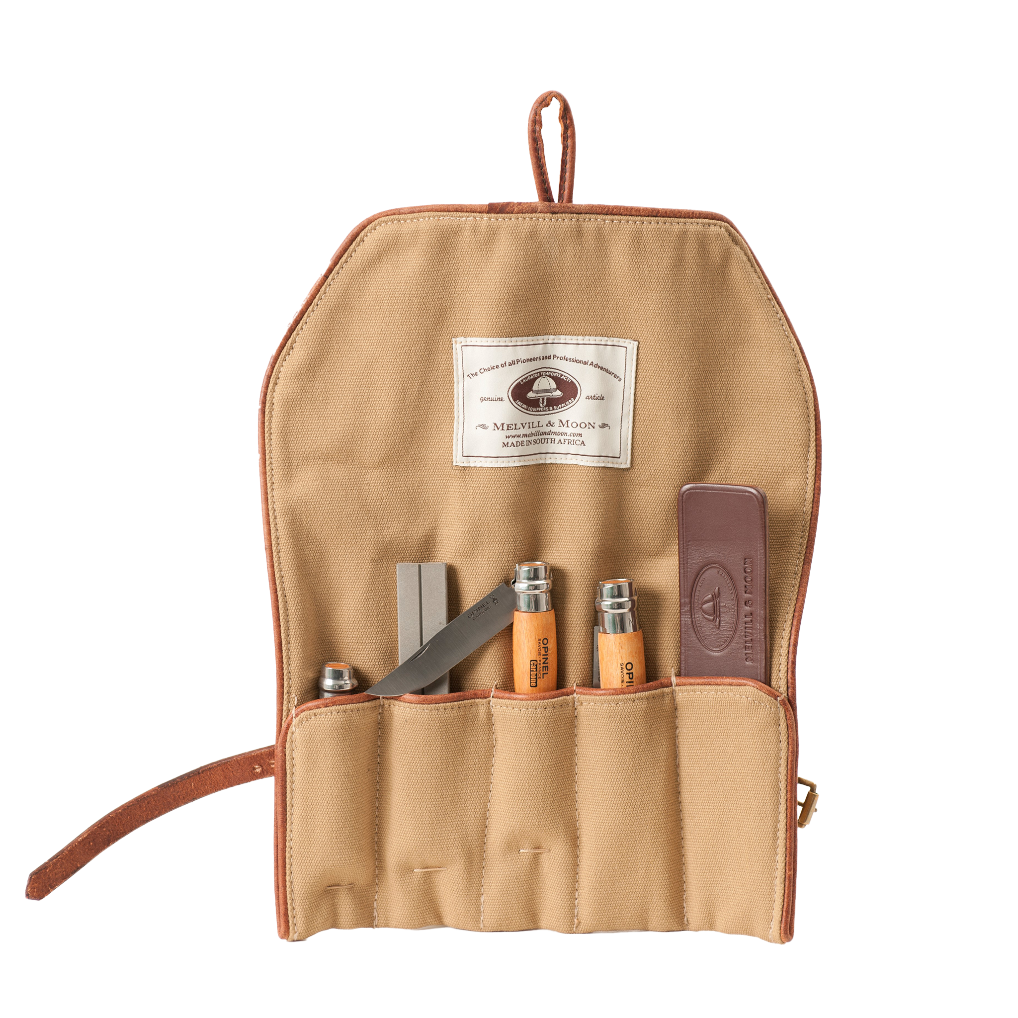 Opinel Knife Roll - Cheese and Charcuterie Melvill & Moon USA- Overland Kitted