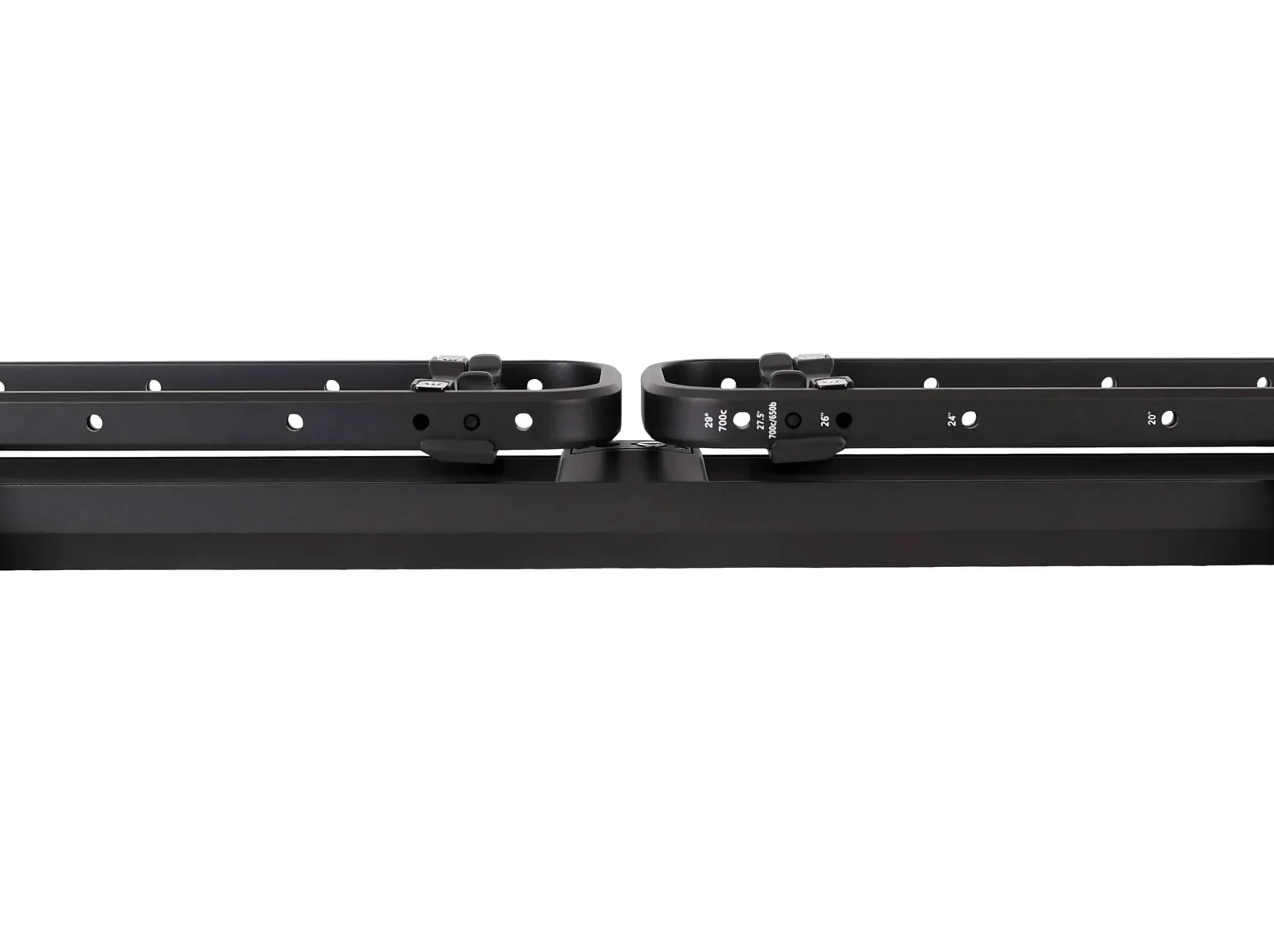 CLOSE UP VIEW OF BLACK KUAT PISTON SR BIKE RACK