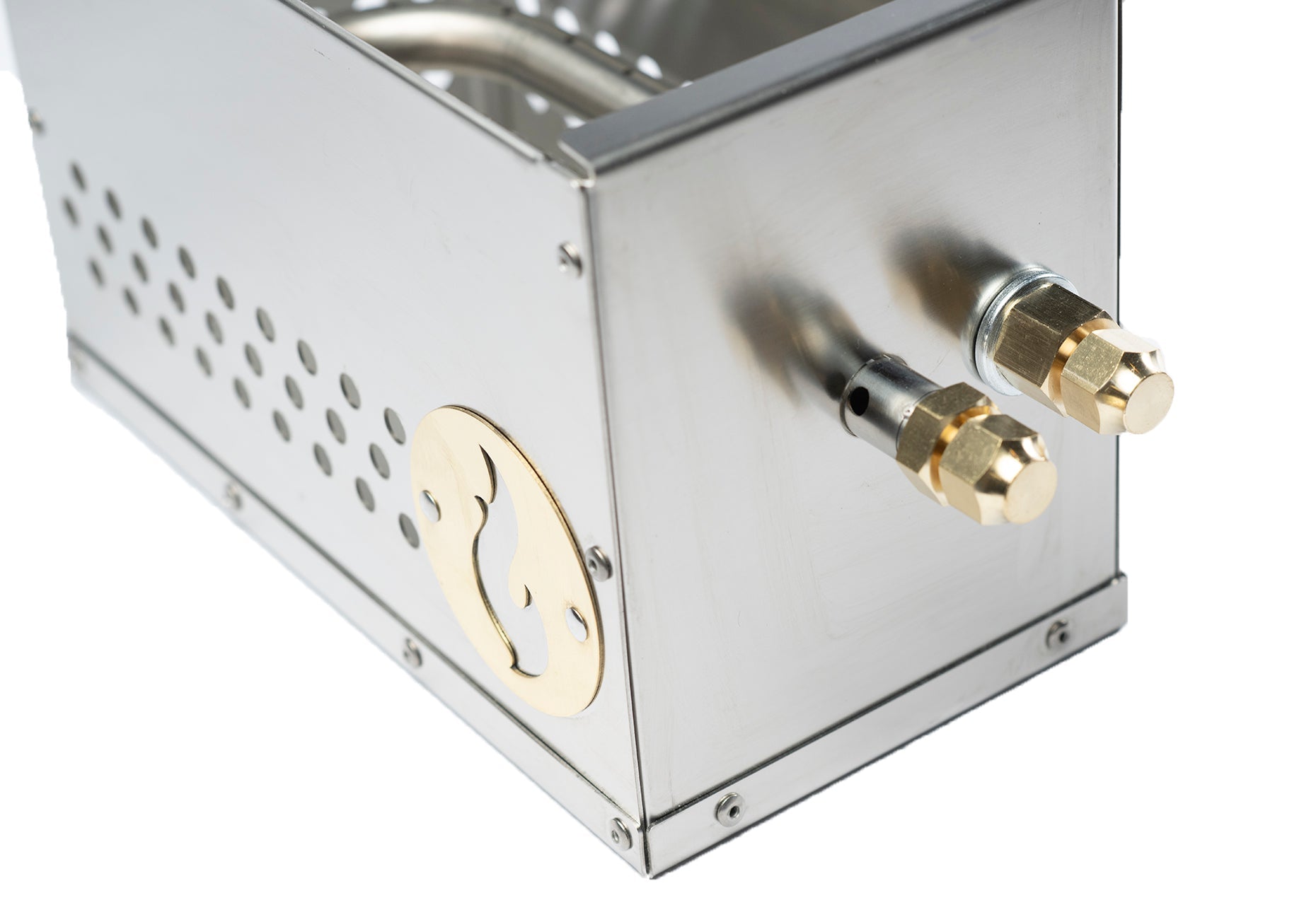 Reserve the Hekla now! The Hekla: 304 Sexy Stainless Steel LavaBox with Dual-Burner