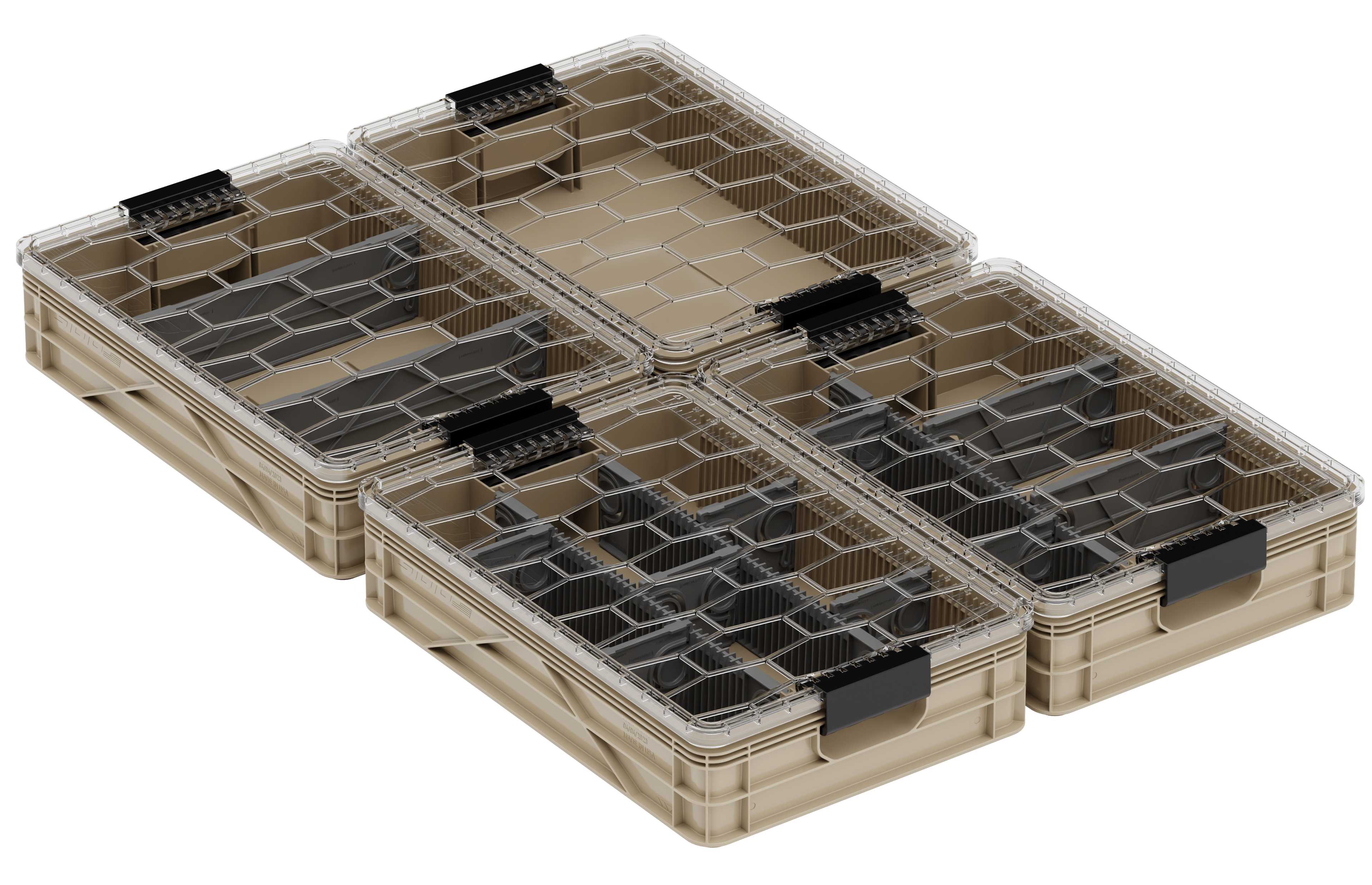 SidioCrate Quarter Crate 4 Pack