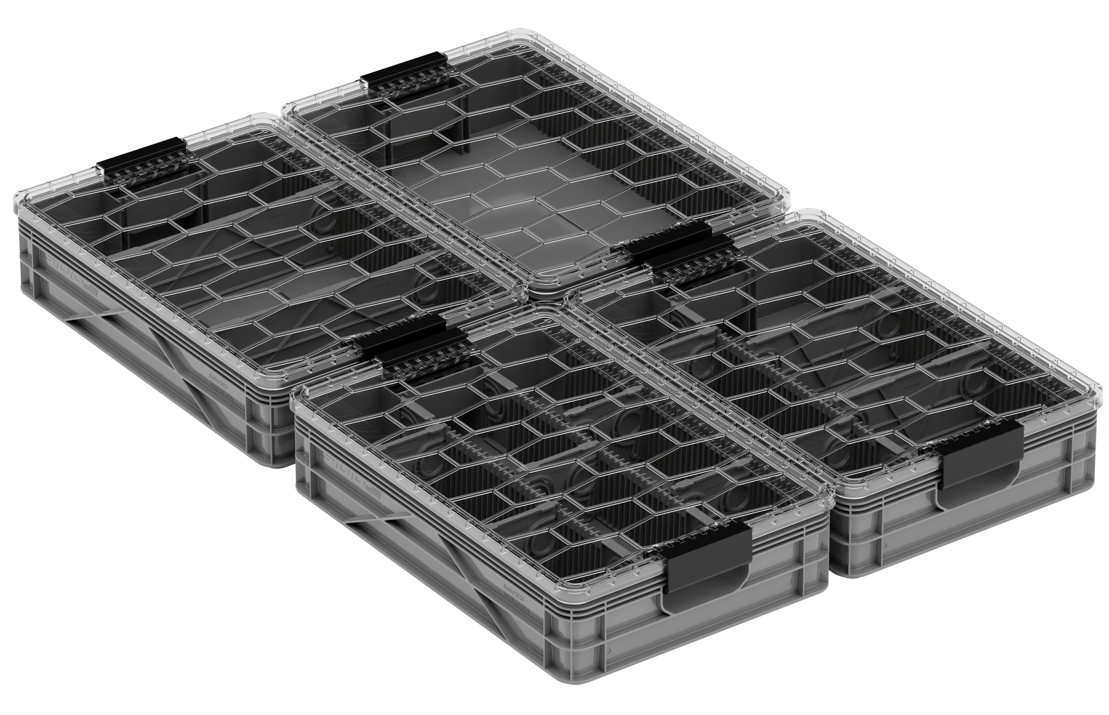 SidioCrate Quarter Crate 4 Pack
