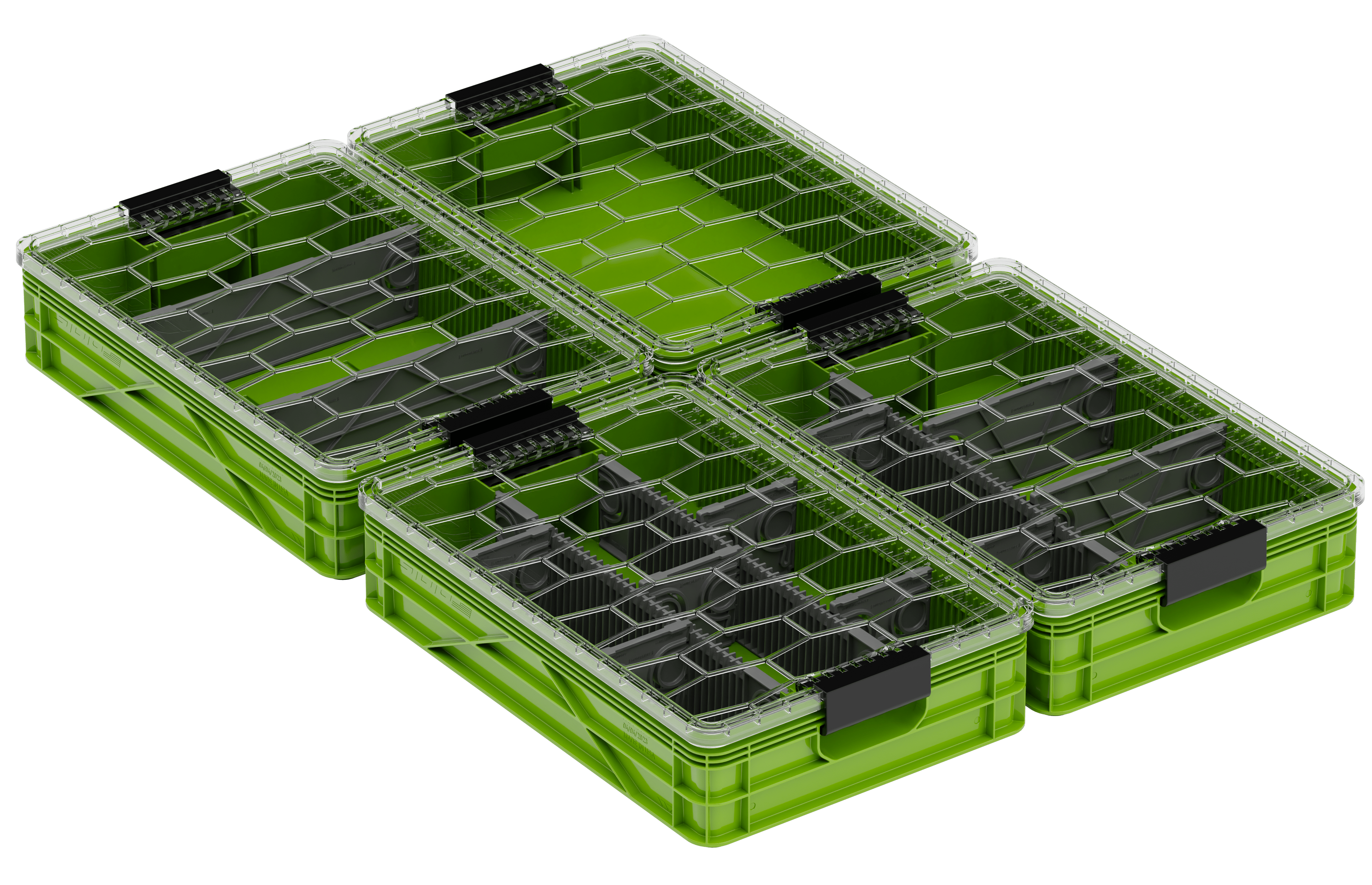 SidioCrate Quarter Crate 4 Pack