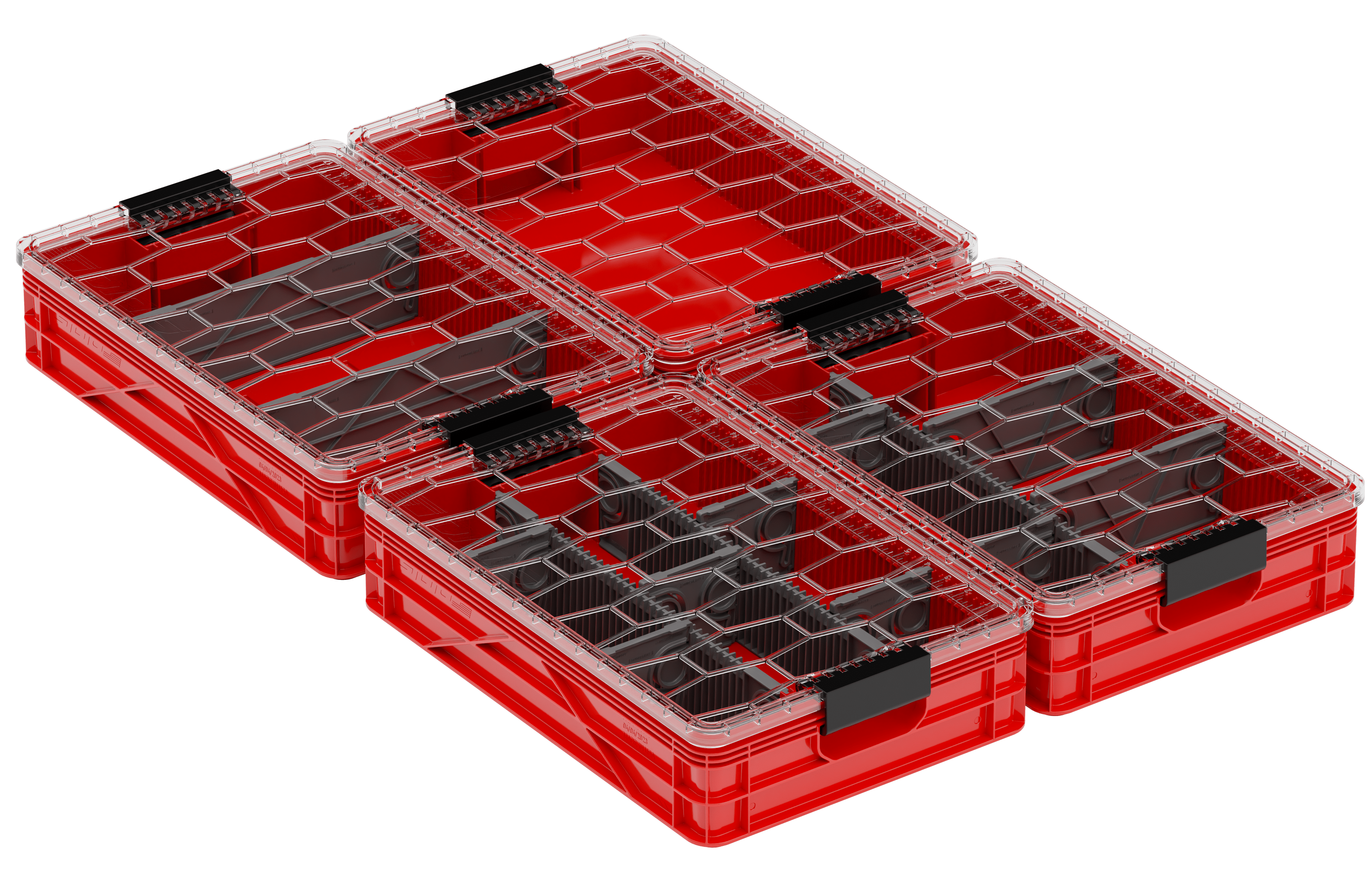SidioCrate Quarter Crate 4 Pack