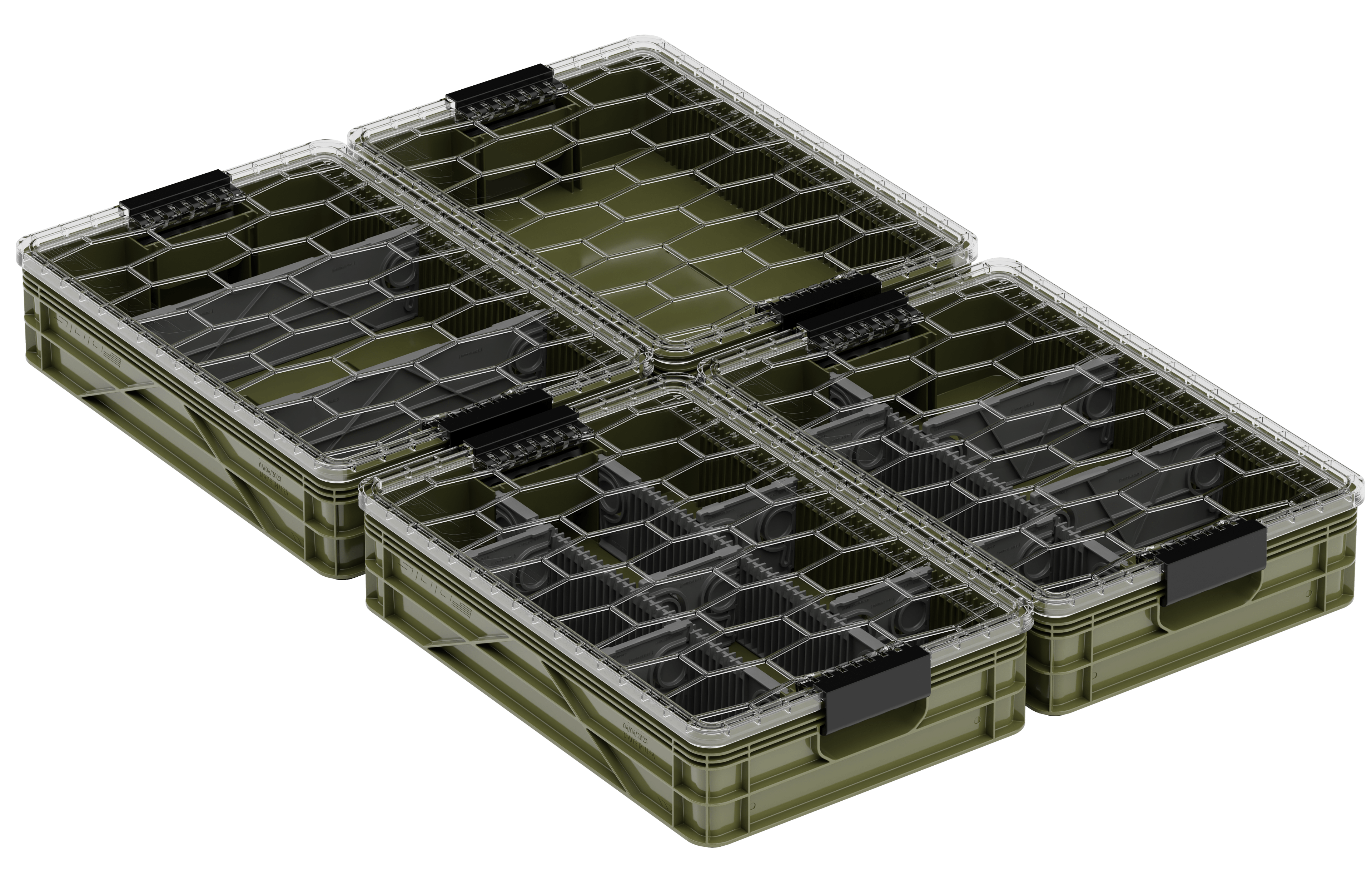 SidioCrate Quarter Crate 4 Pack