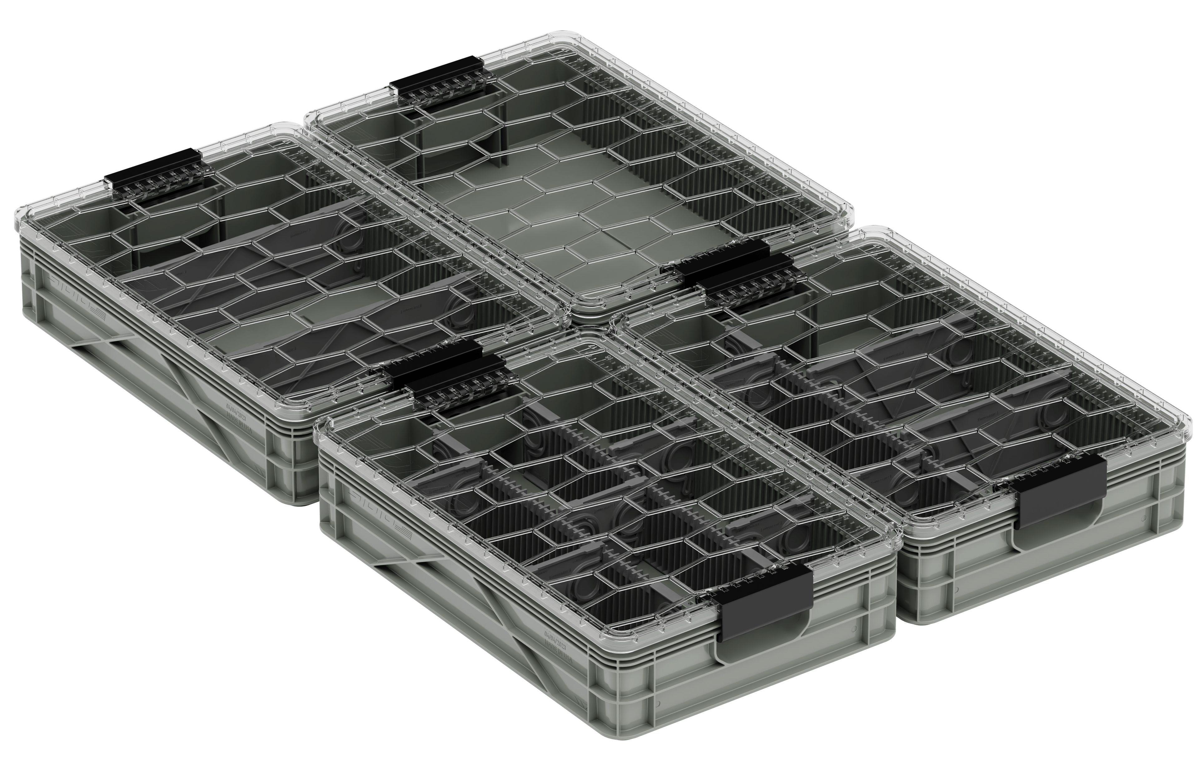 SidioCrate Quarter Crate 4 Pack