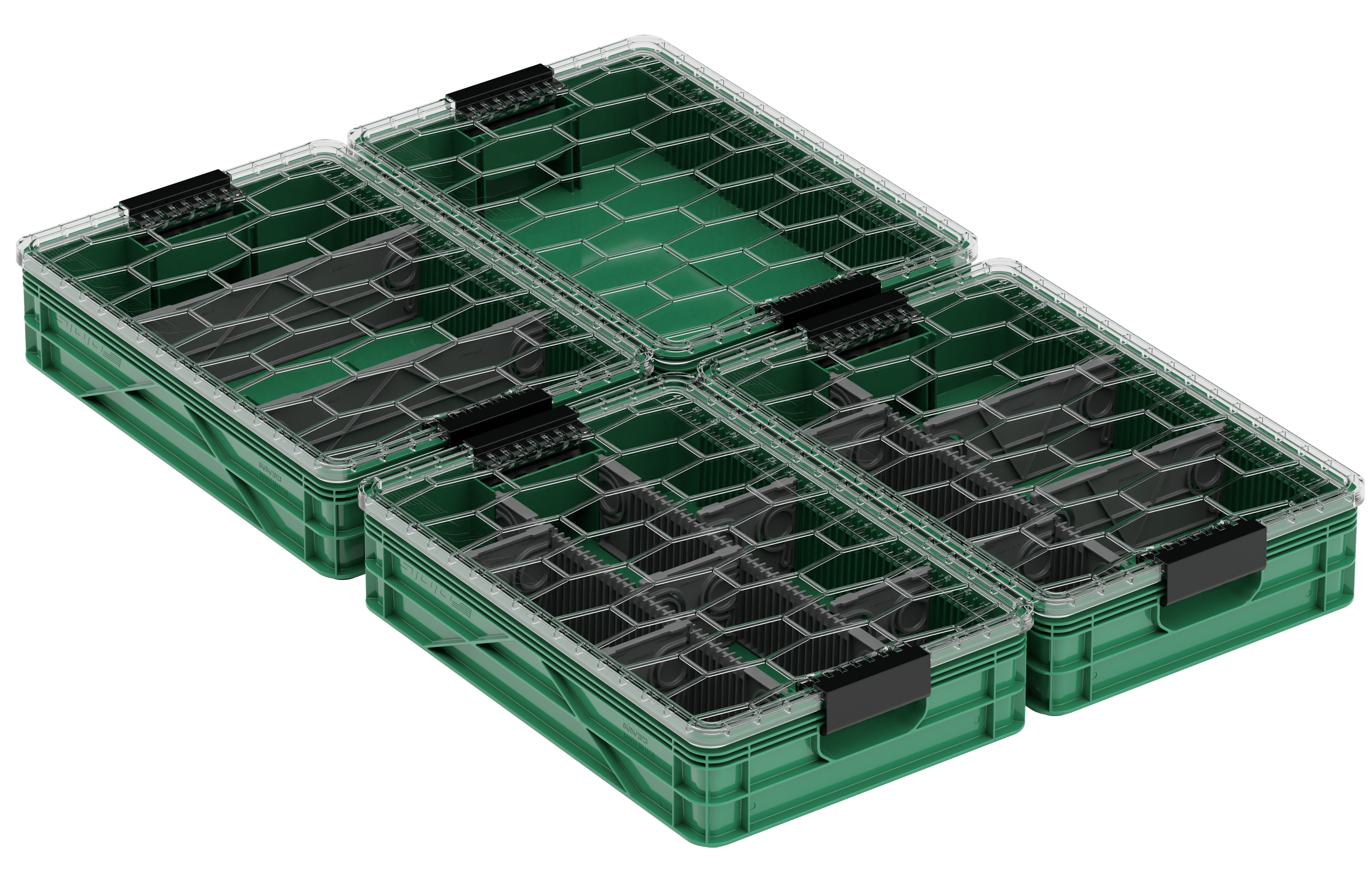 SidioCrate Quarter Crate 4 Pack
