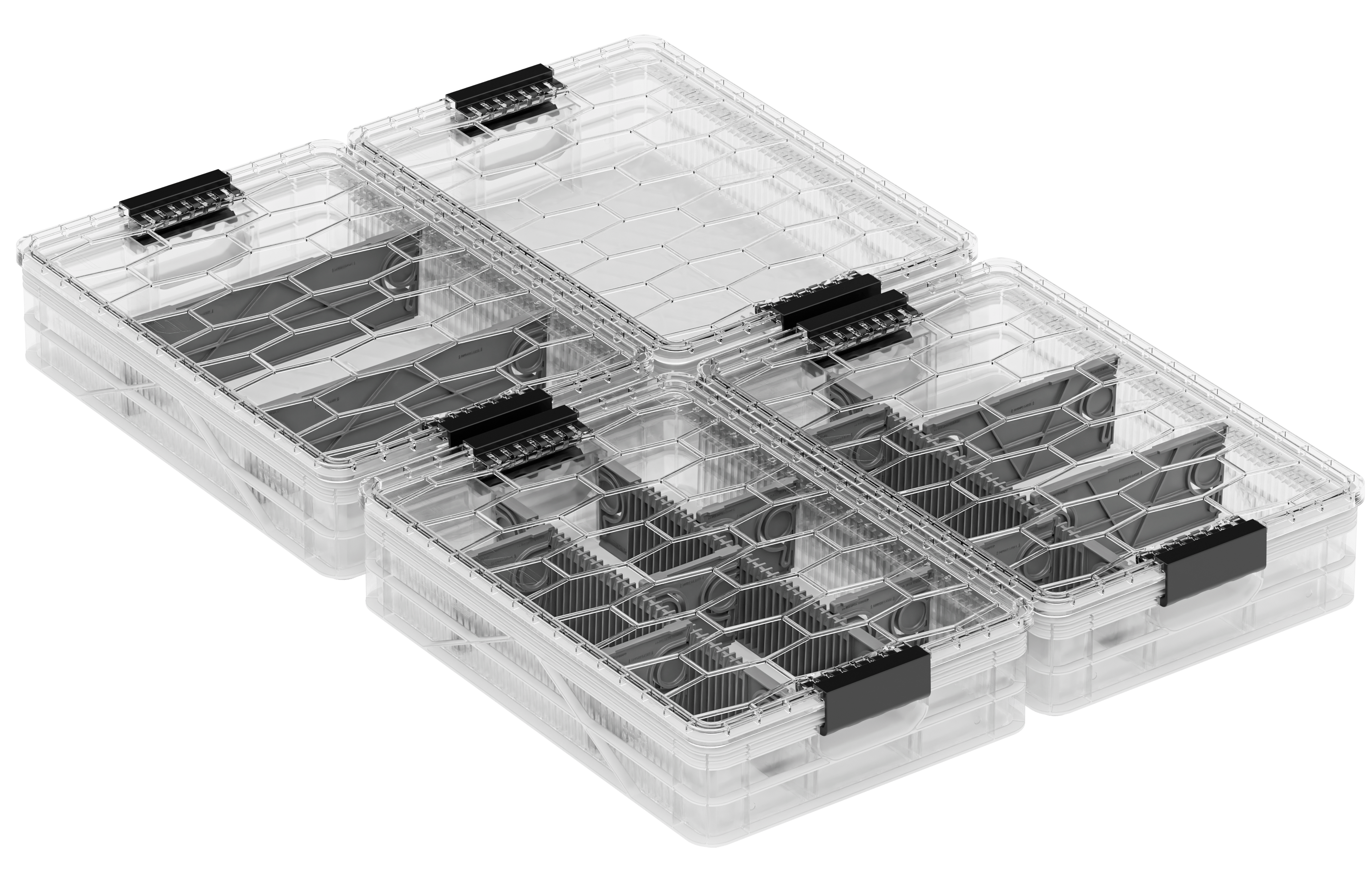 SidioCrate Quarter Crate 4 Pack