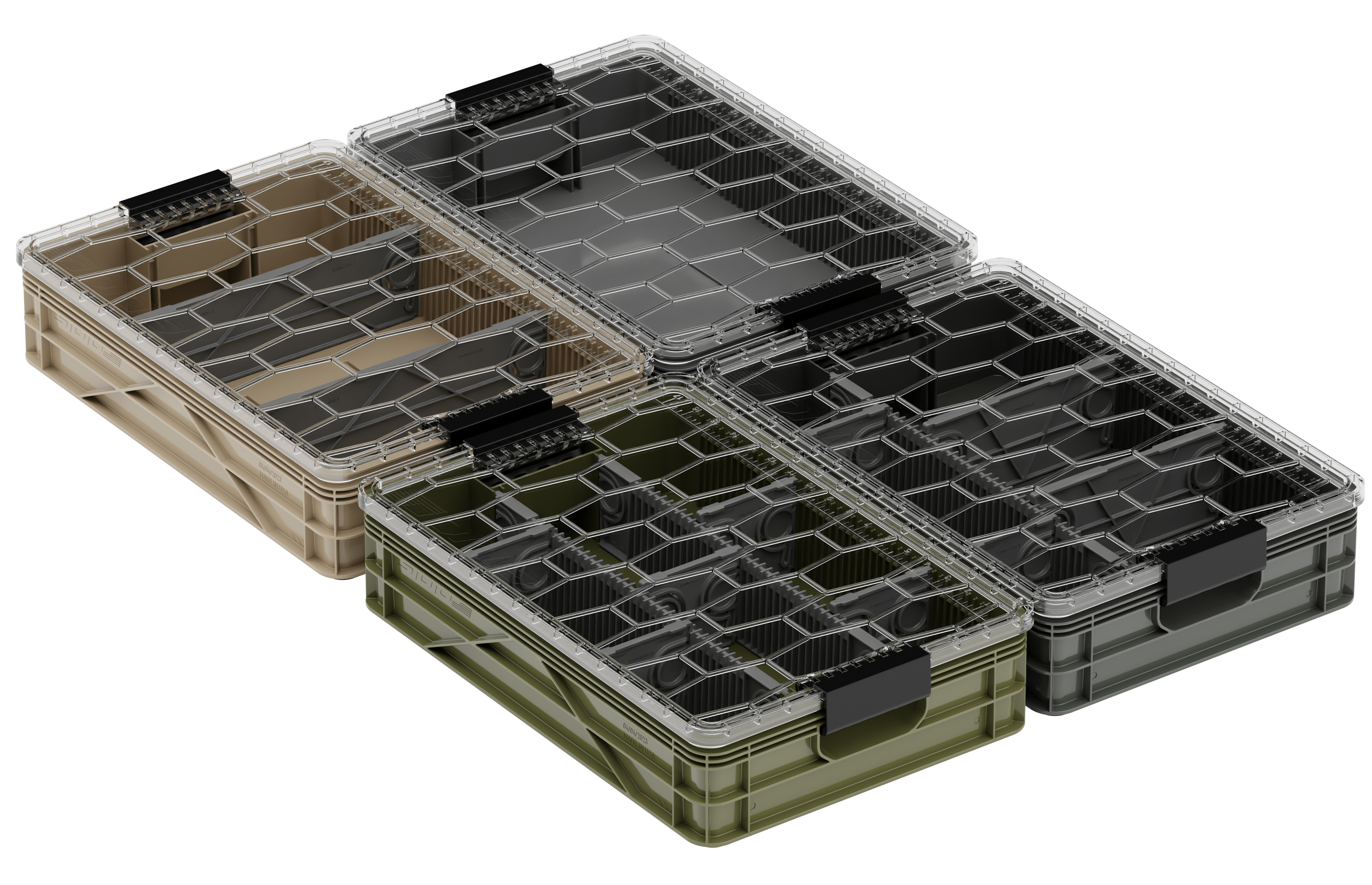SidioCrate Quarter Crate 4 Pack