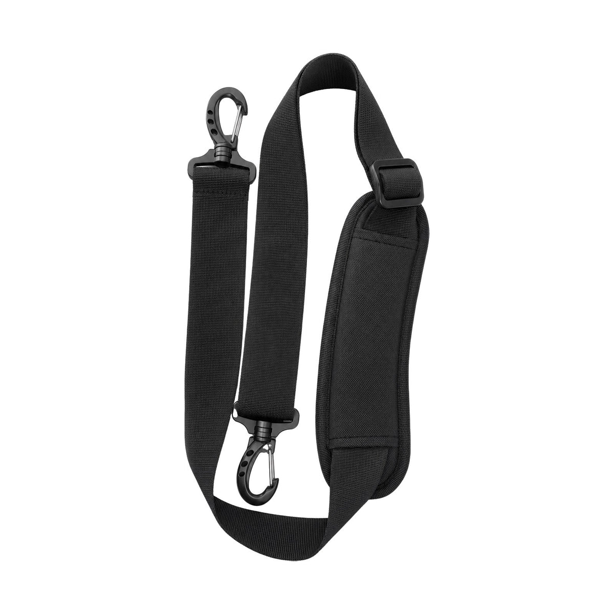 Black padded shoulder strap with swivel clips