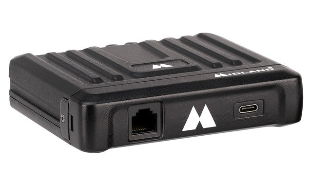 Midland MXT275 15W GMRS MicroMobile radio, control mic detail