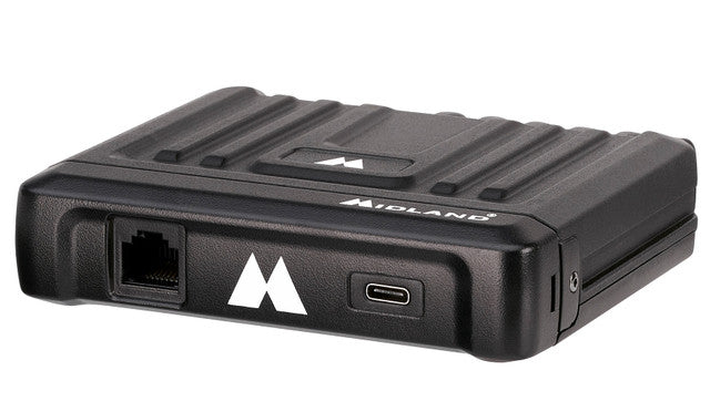 Midland MXT275 15W GMRS MicroMobile radio, detail view