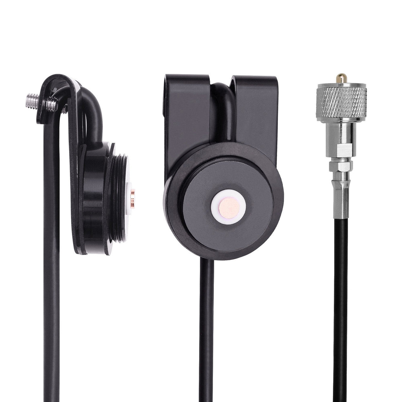 Midland MXTA27 trunk-lip antenna mount with cable, view 1