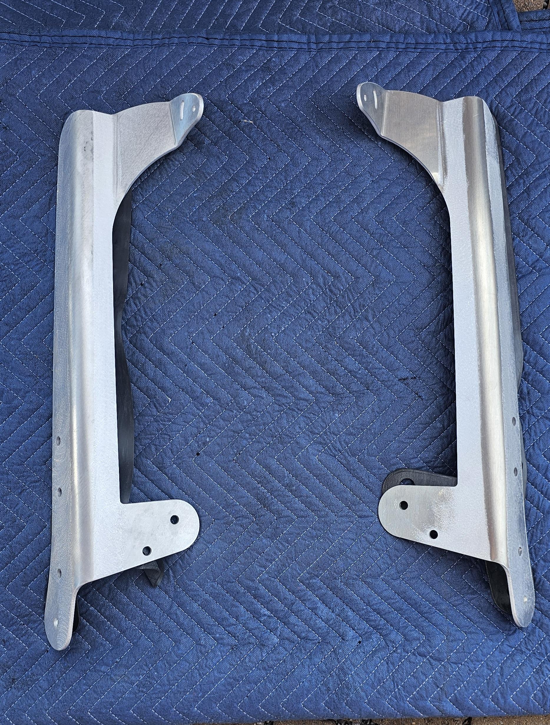 Jeep Wrangler JK Windshield Mount for Hyperion V48 - Raw Aluminum