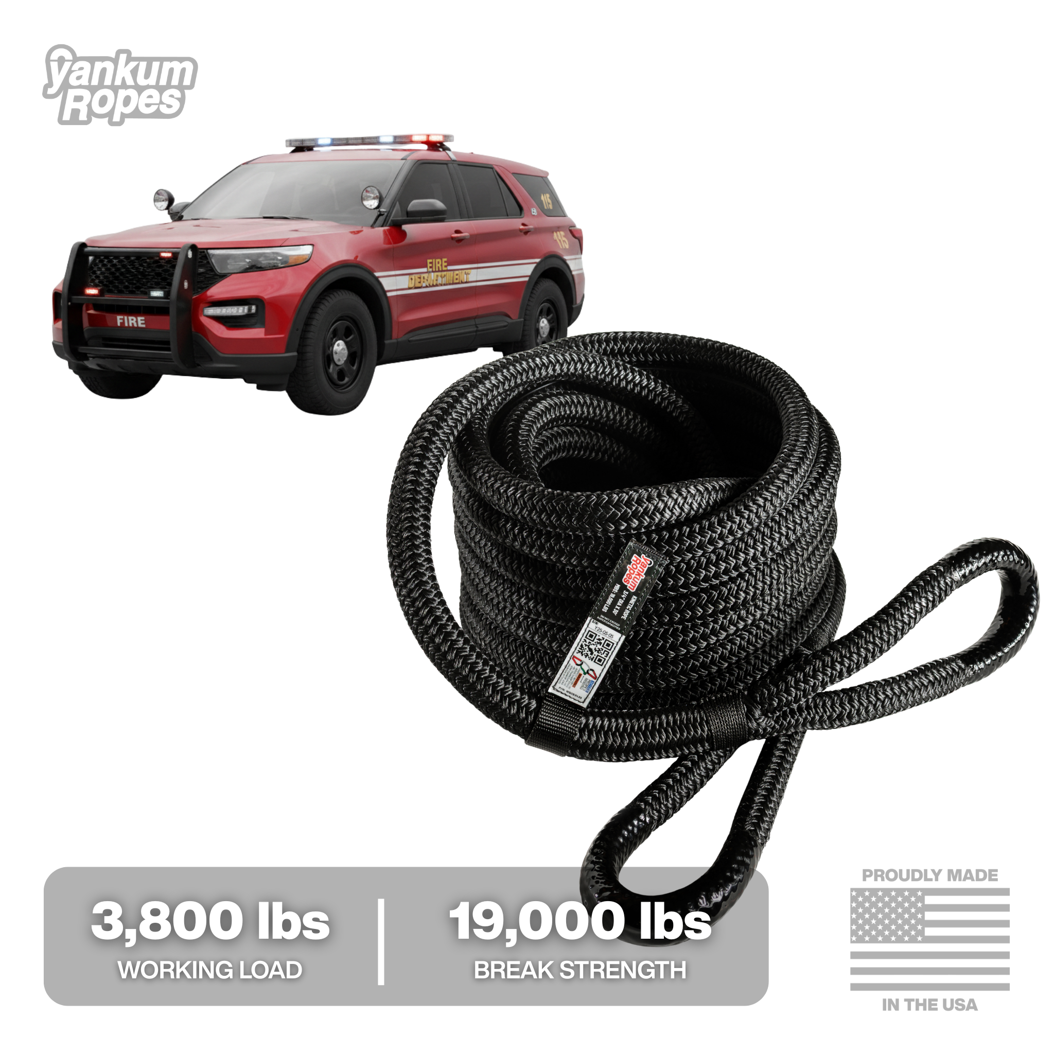 Kinetic Recovery Rope - Military