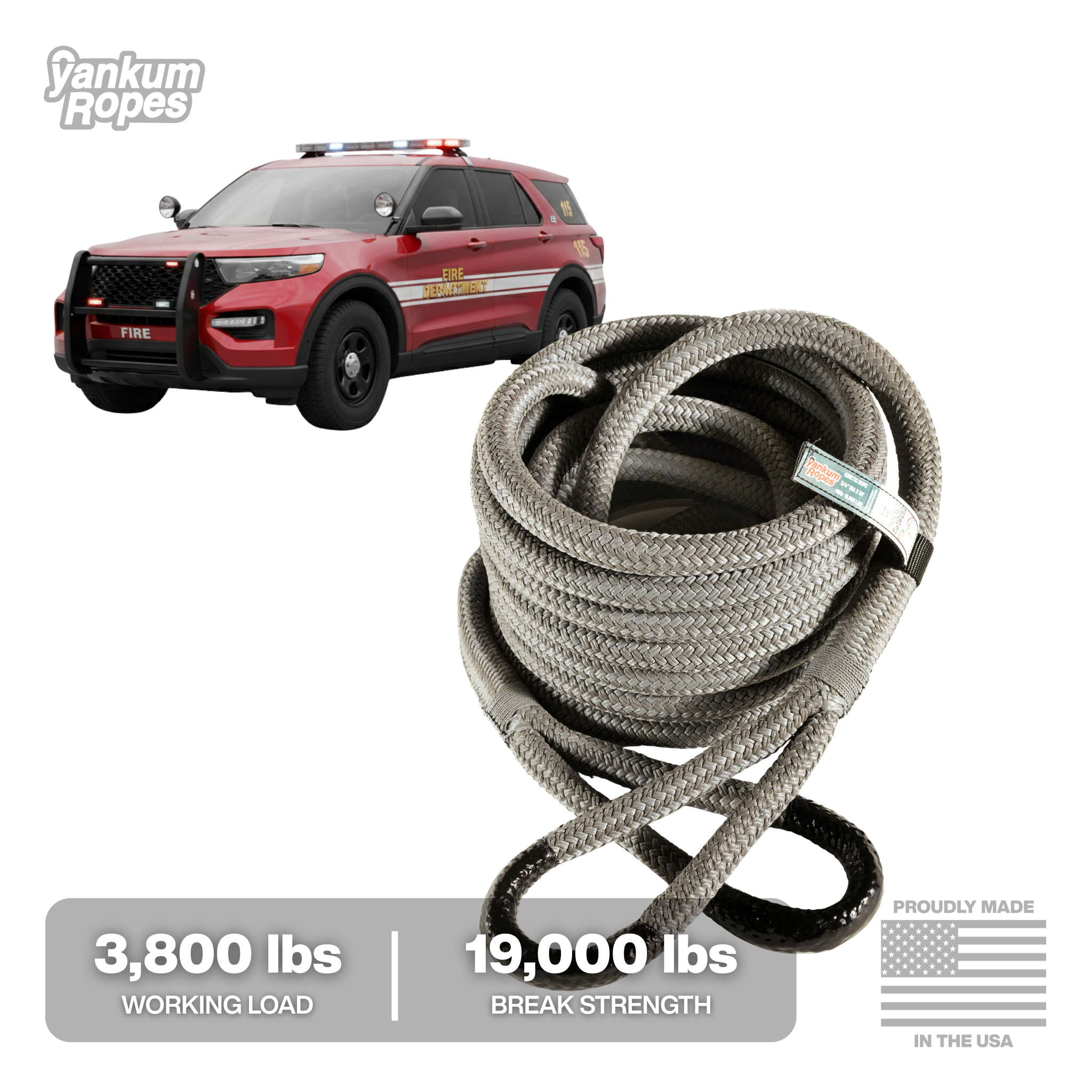 Kinetic Recovery Rope - Military