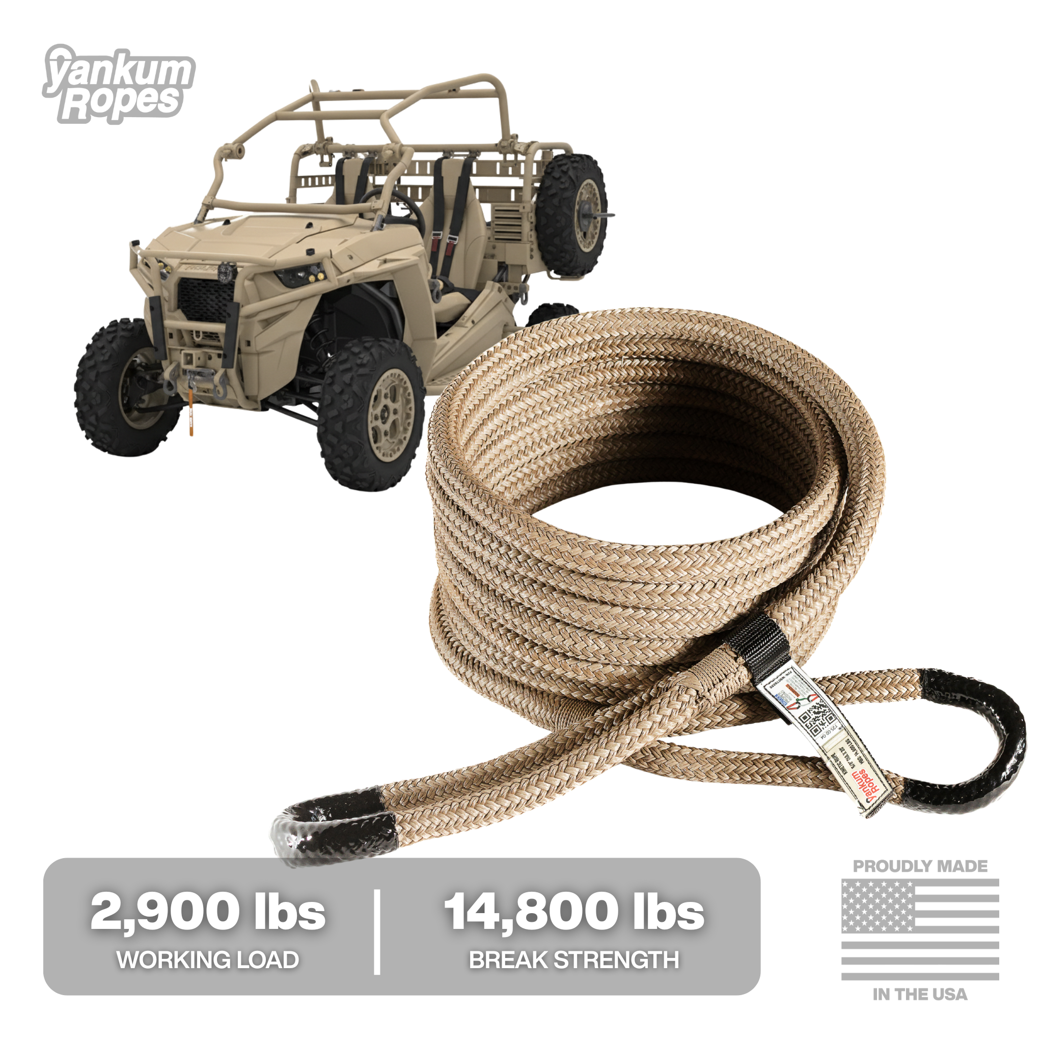 Kinetic Recovery Rope - Military