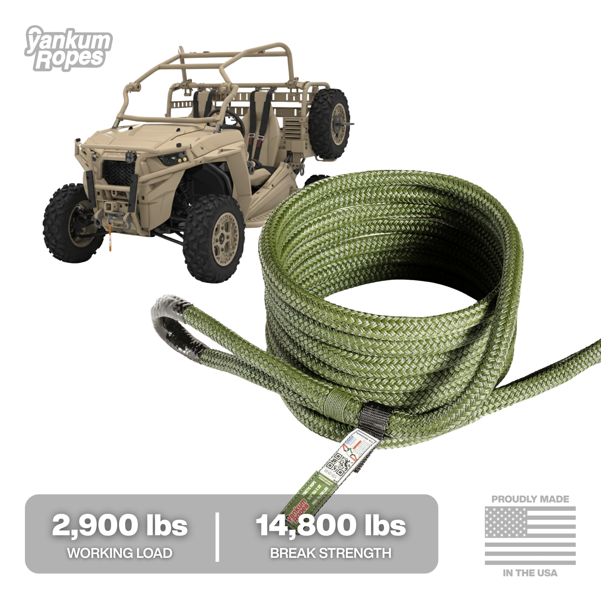 Kinetic Recovery Rope - Military