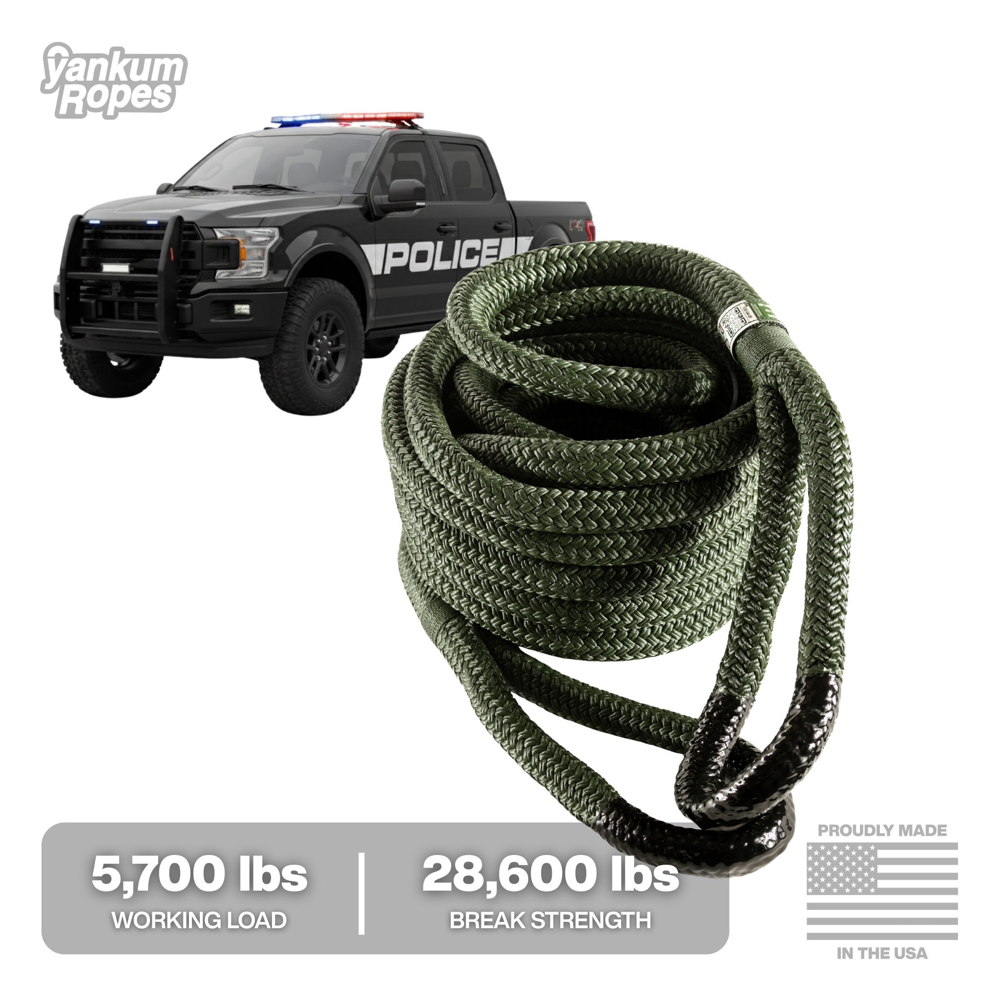 7/8" Kinetic Recovery Rope "Python"