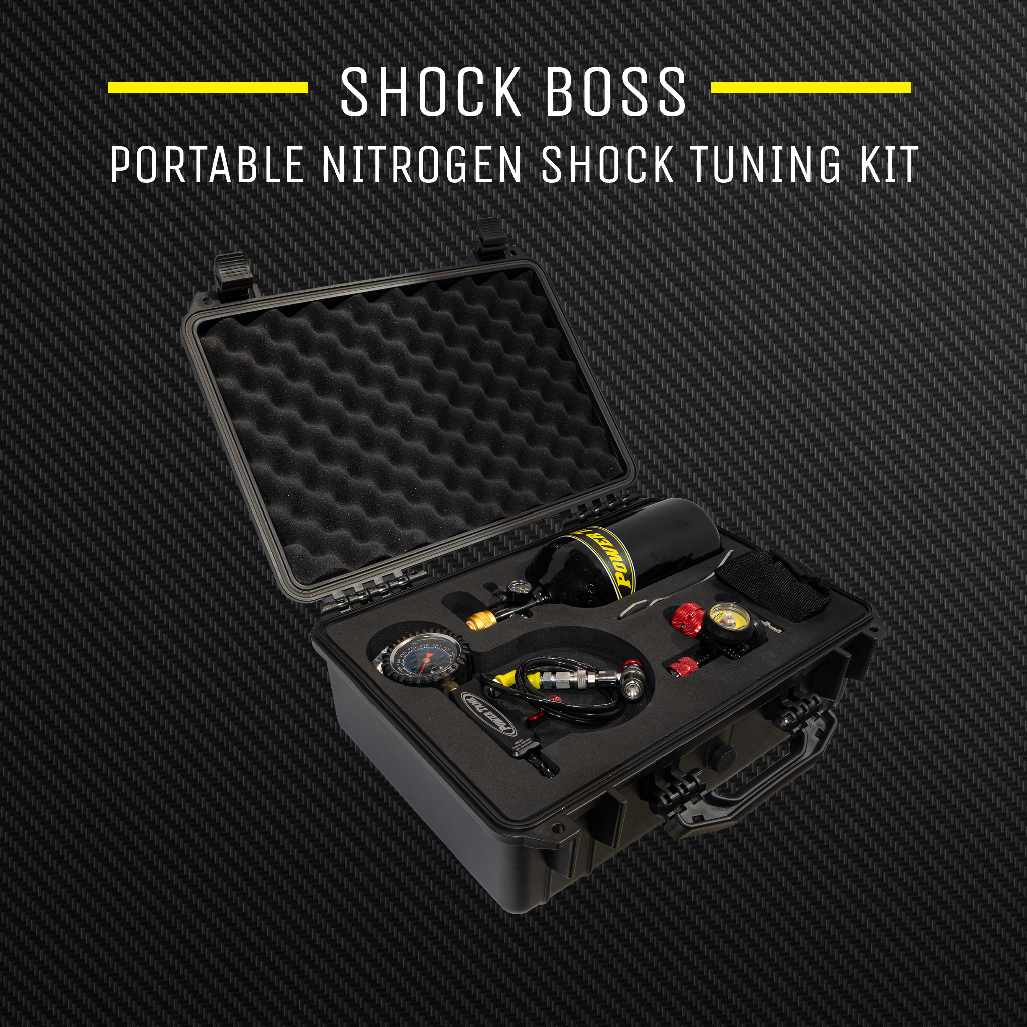 Shock Boss™ V2 - Portable Nitrogen Shock Tuning Kit