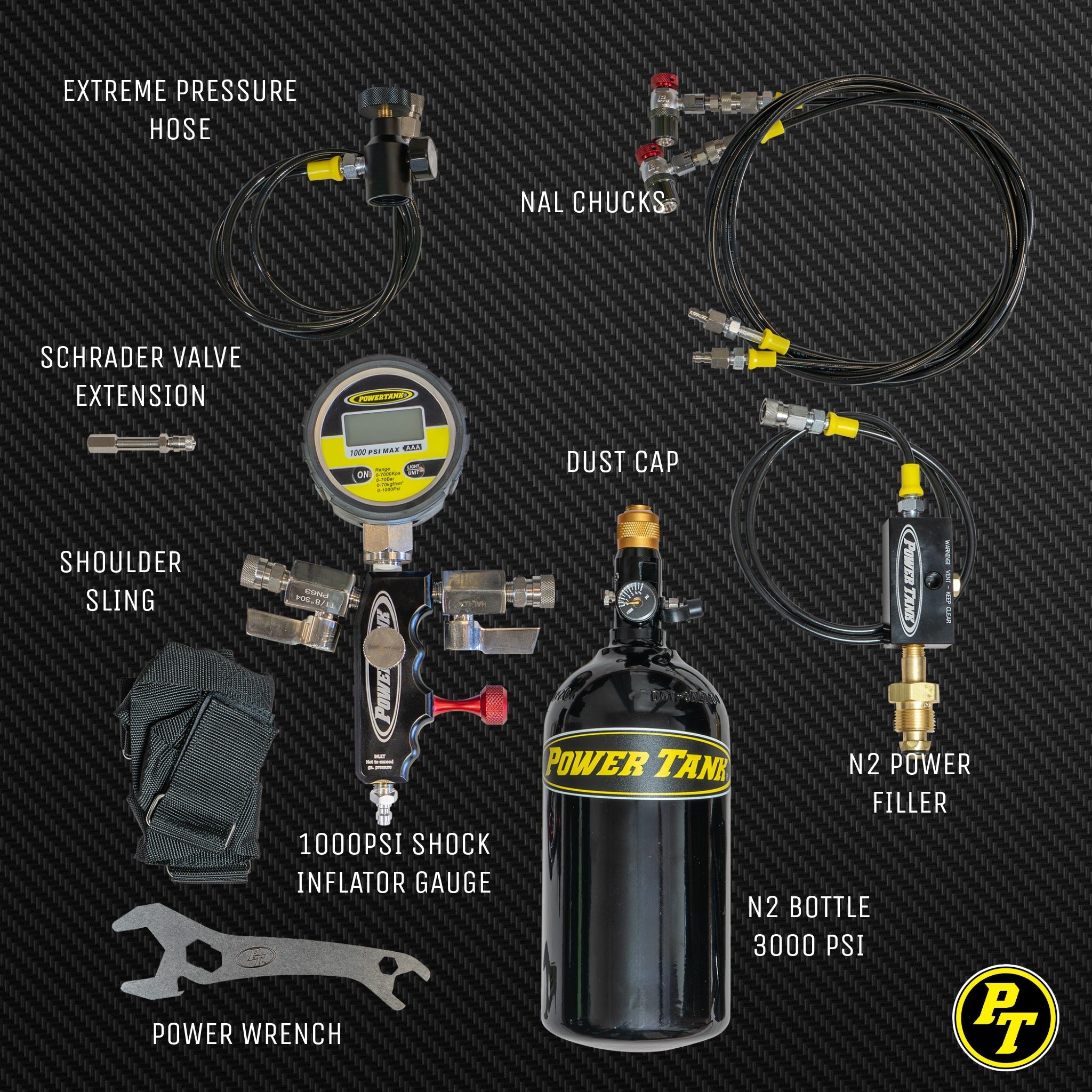 ORI Shock Boss™ V2 - 800 psi Dual Fill Strut Inflator - Portable Nitrogen Shock Tuning Kit