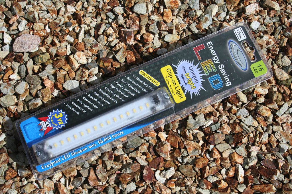 Clip On Dual Level Light 9 LEDS National Luna- Overland Kitted