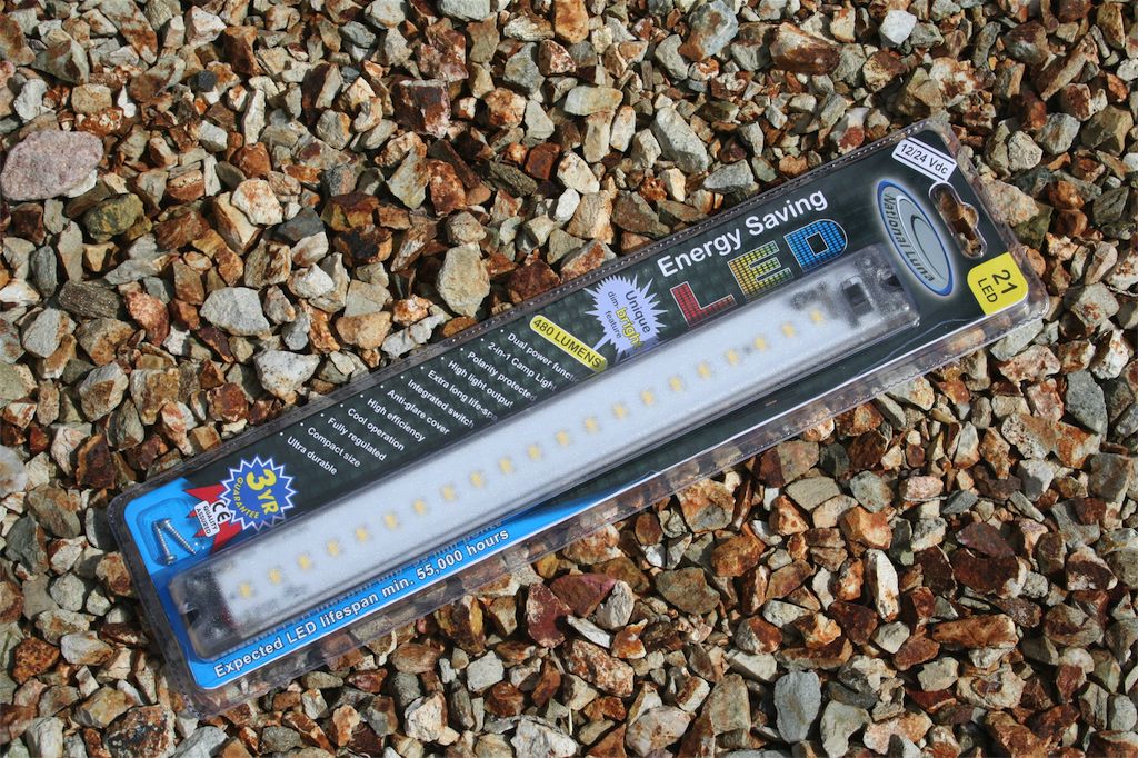 Hard Mount Dual Level Light 21 Clear (Plastic Chassis) LEDS National Luna- Overland Kitted