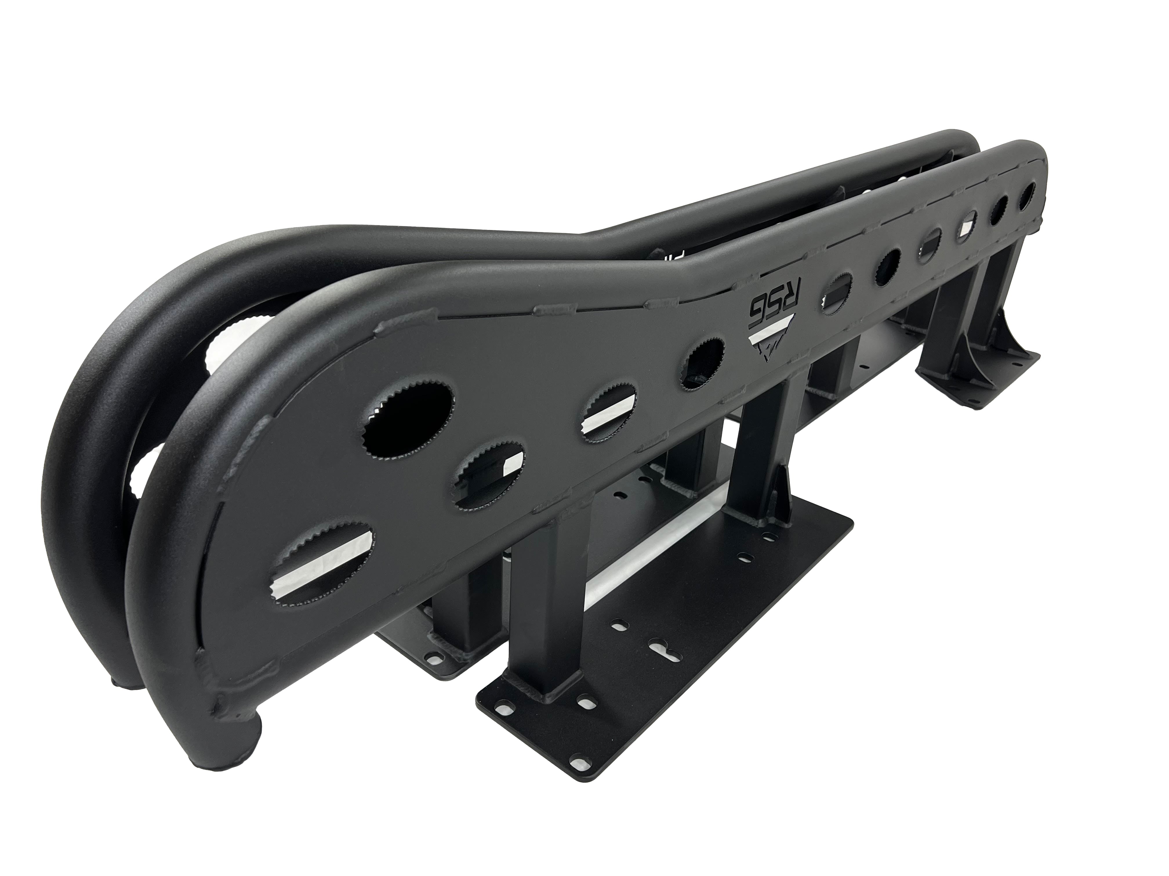 2010 - 2024 Toyota 4Runner Flat Sliders With Grip Top Plate POWDER COATED (ORIGINAL TOP PLATE)