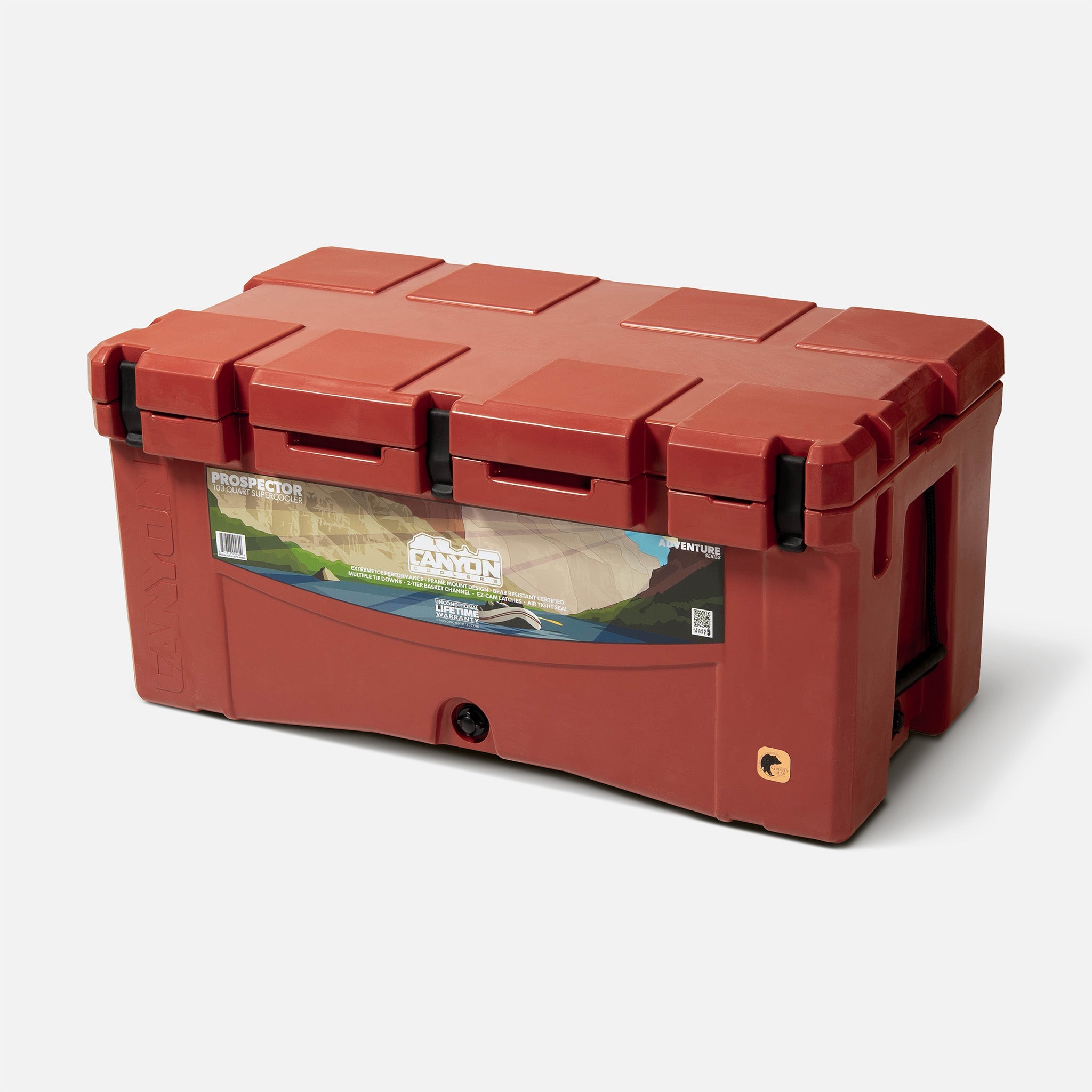 Canyon Coolers Prospector 103 – 103 qt Rotomolded Hard Cooler