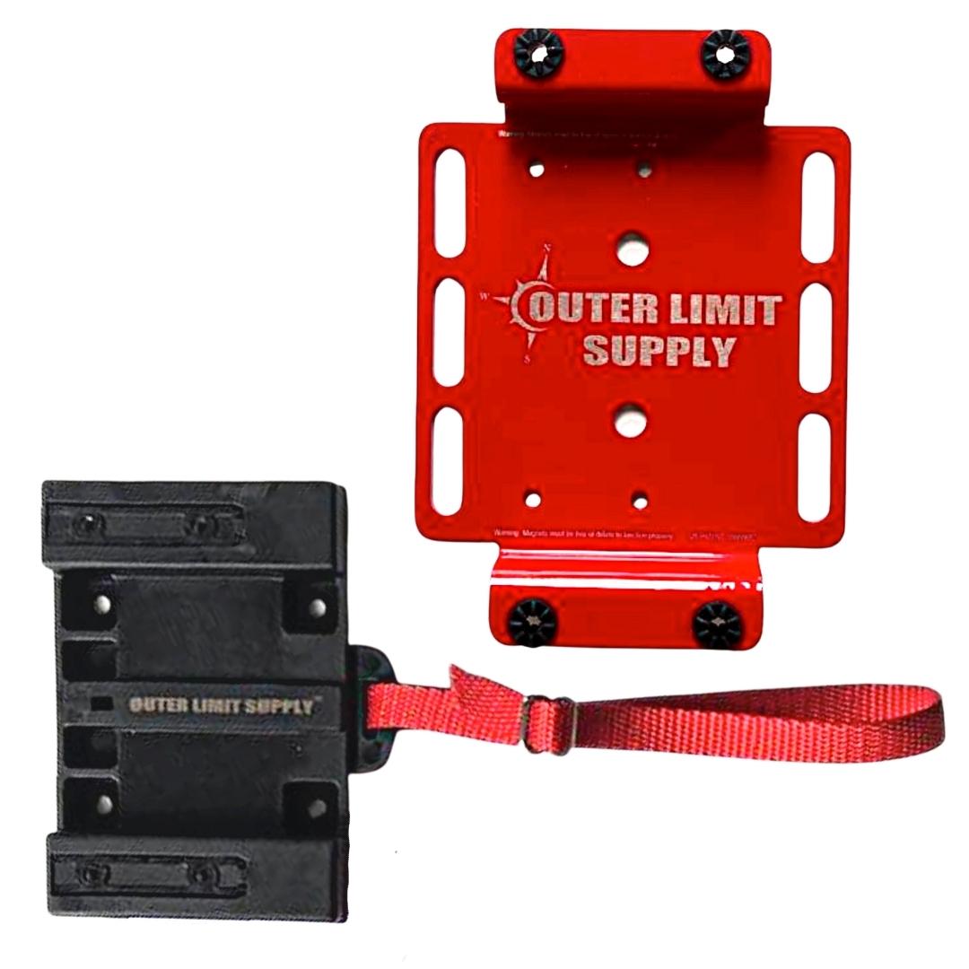 Outer Limit Supply Quick Release mounting system, installed in a vehicle