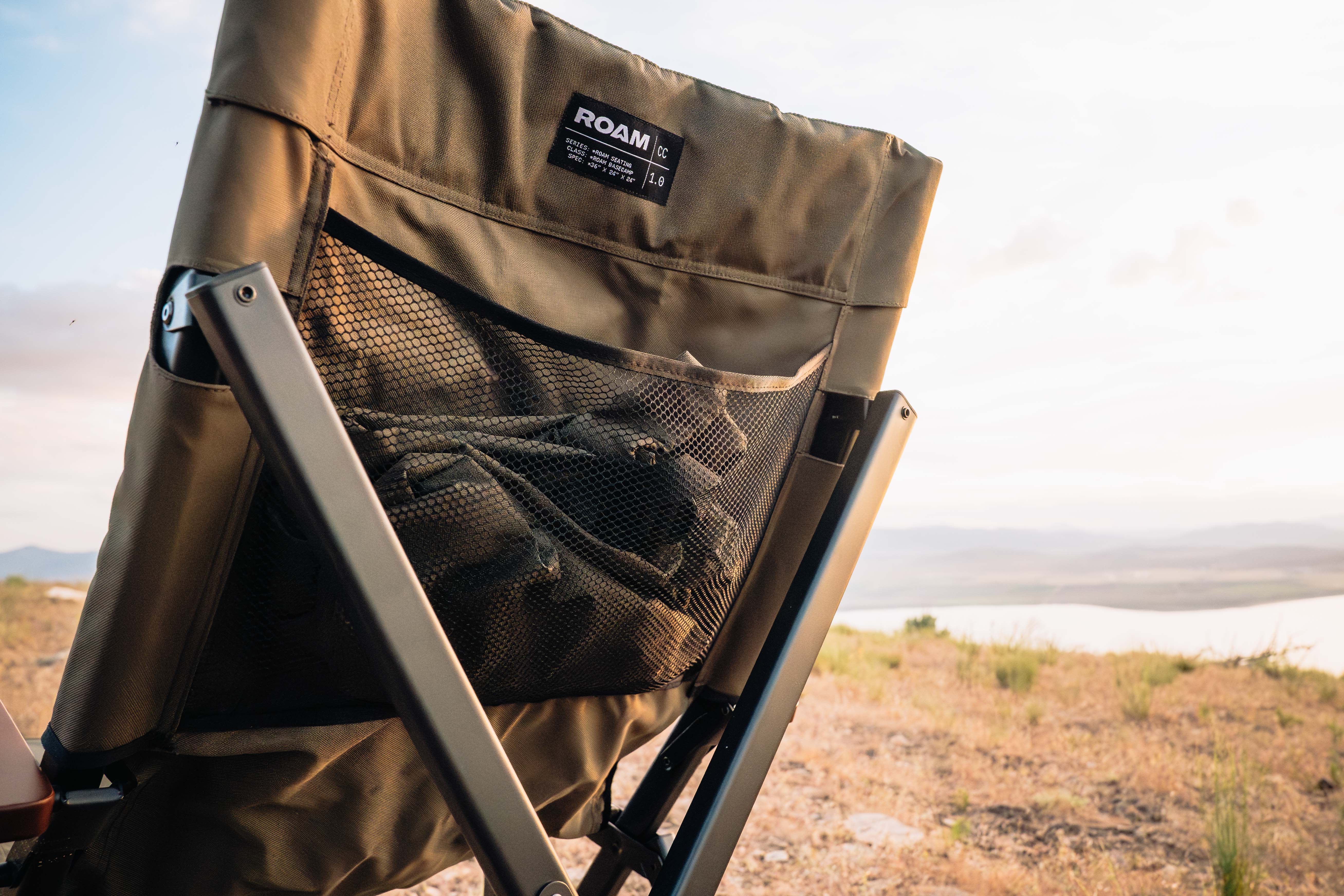 ROAM Camp Chair aluminum frame detail