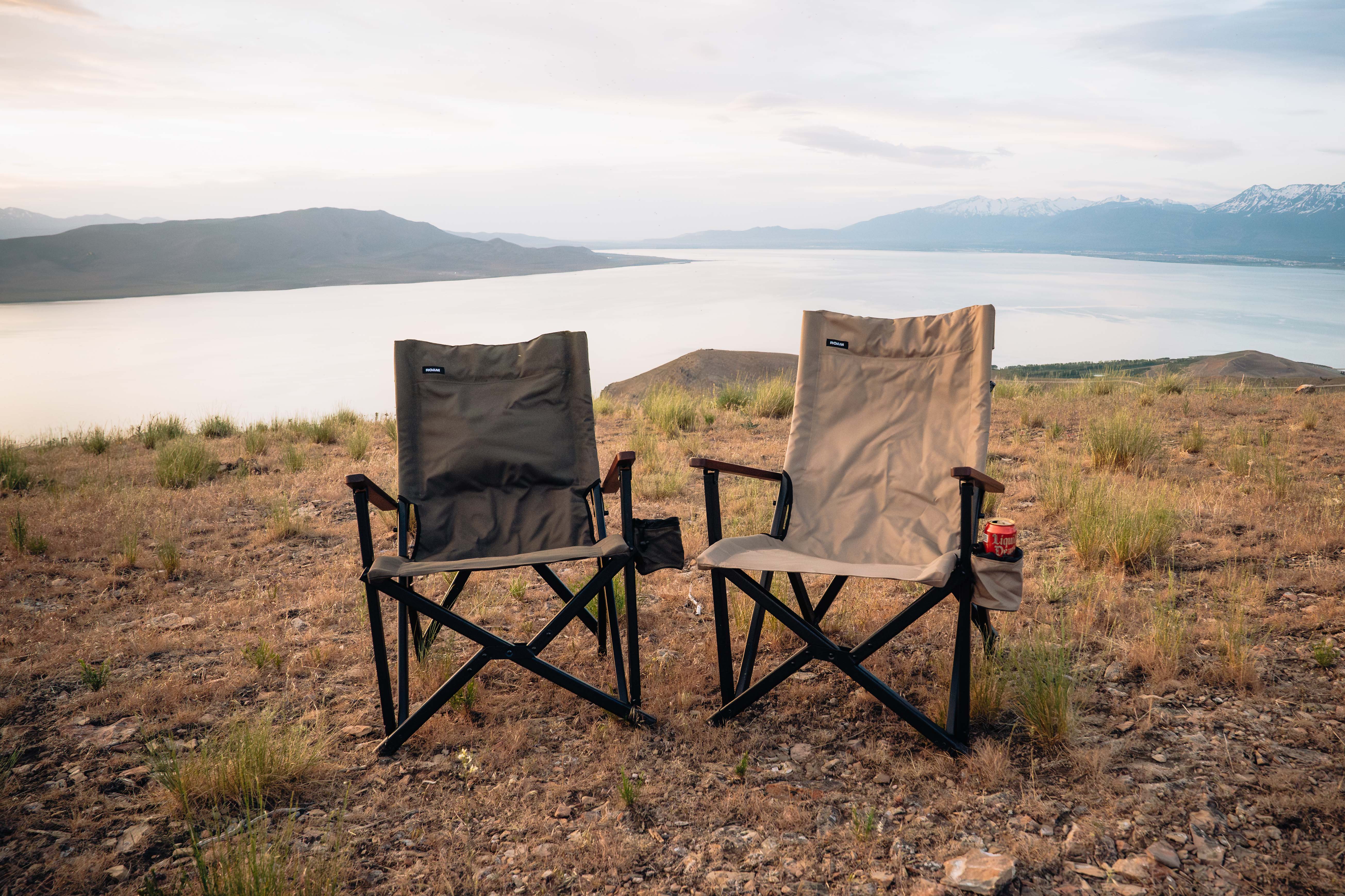 ROAM Camp Chair canvas seat detail