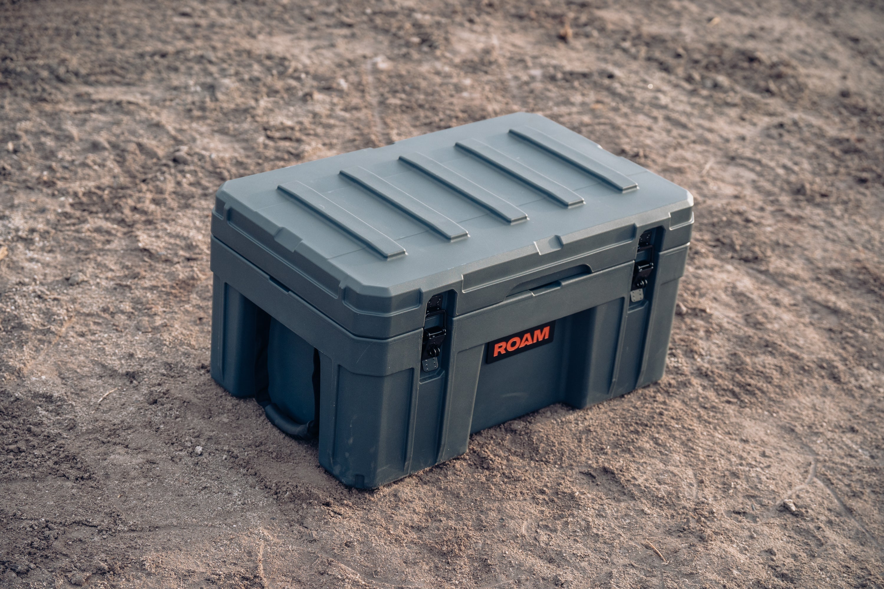ROAM 76L Rugged Case in use on an overland setup