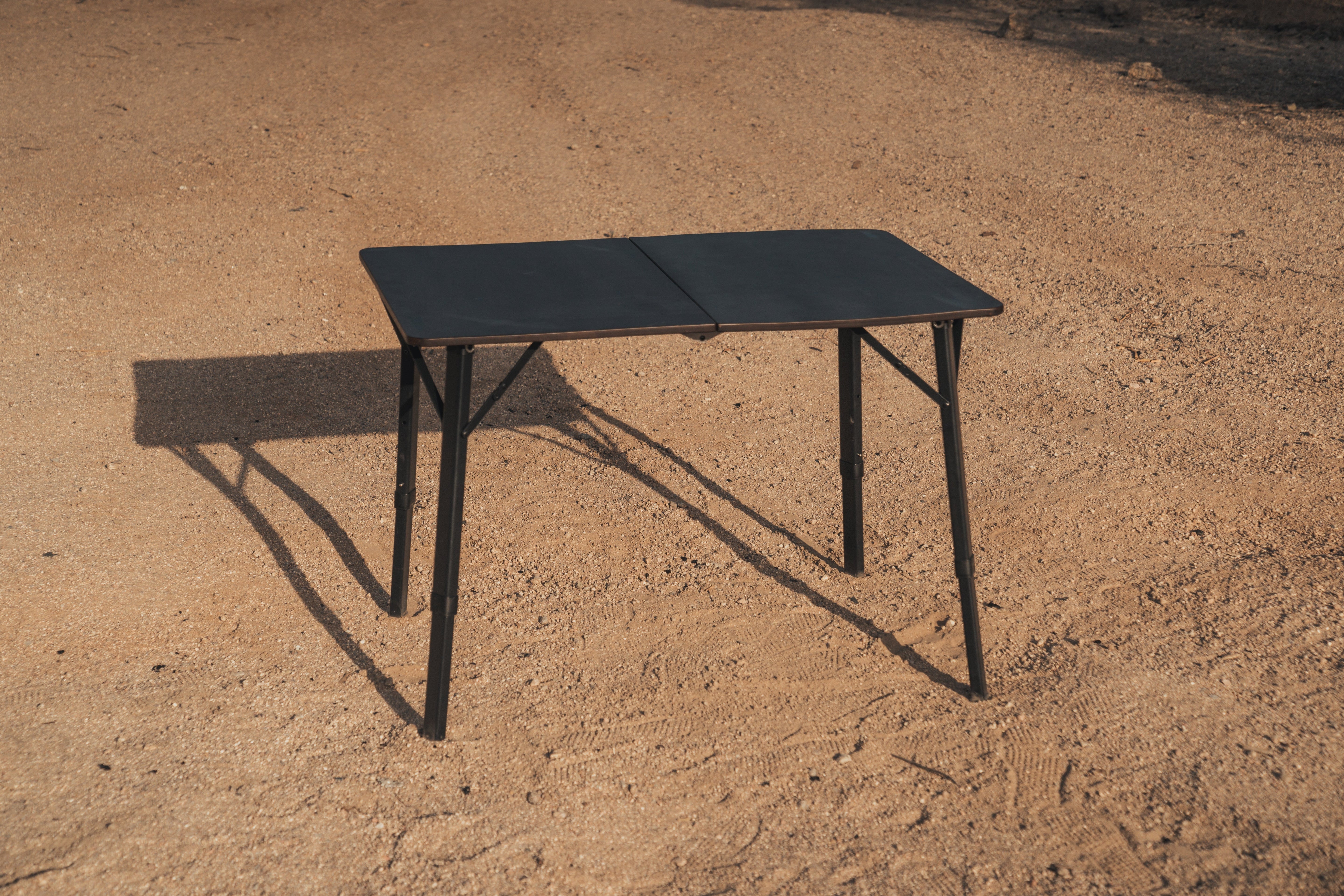 ROAM camp table in use at camp