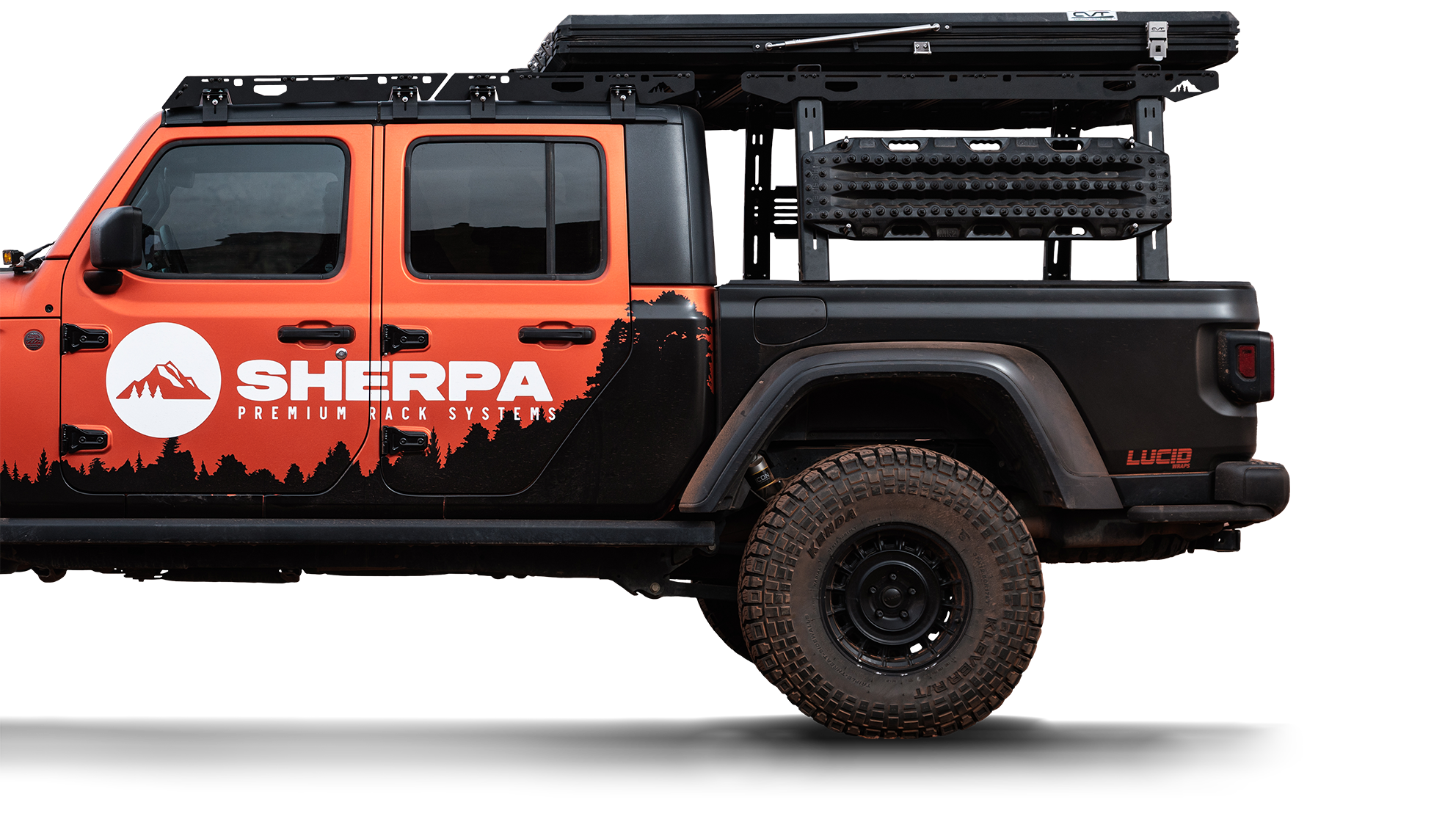 Jeep Gladiator Rack Height PAK System Bed Rack | Sherpa