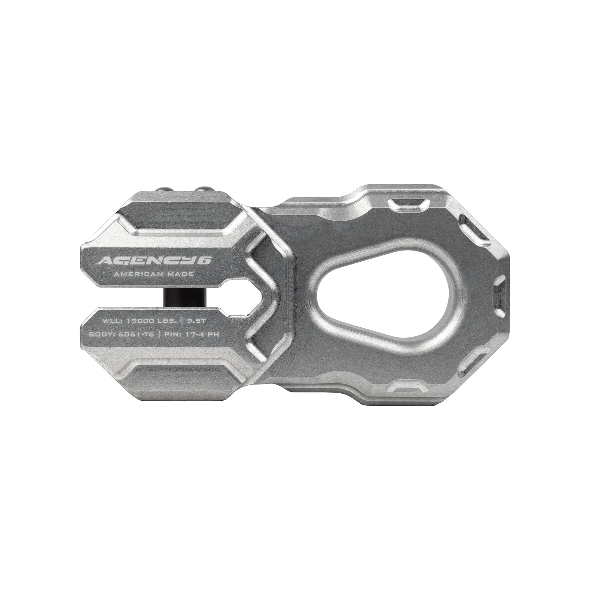 Billet Winch Shackle - RAW