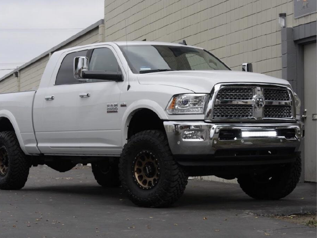 22" Bumper Hidden LED Light Bar Brackets Kit For 2010-2018 Dodge 2500/3500