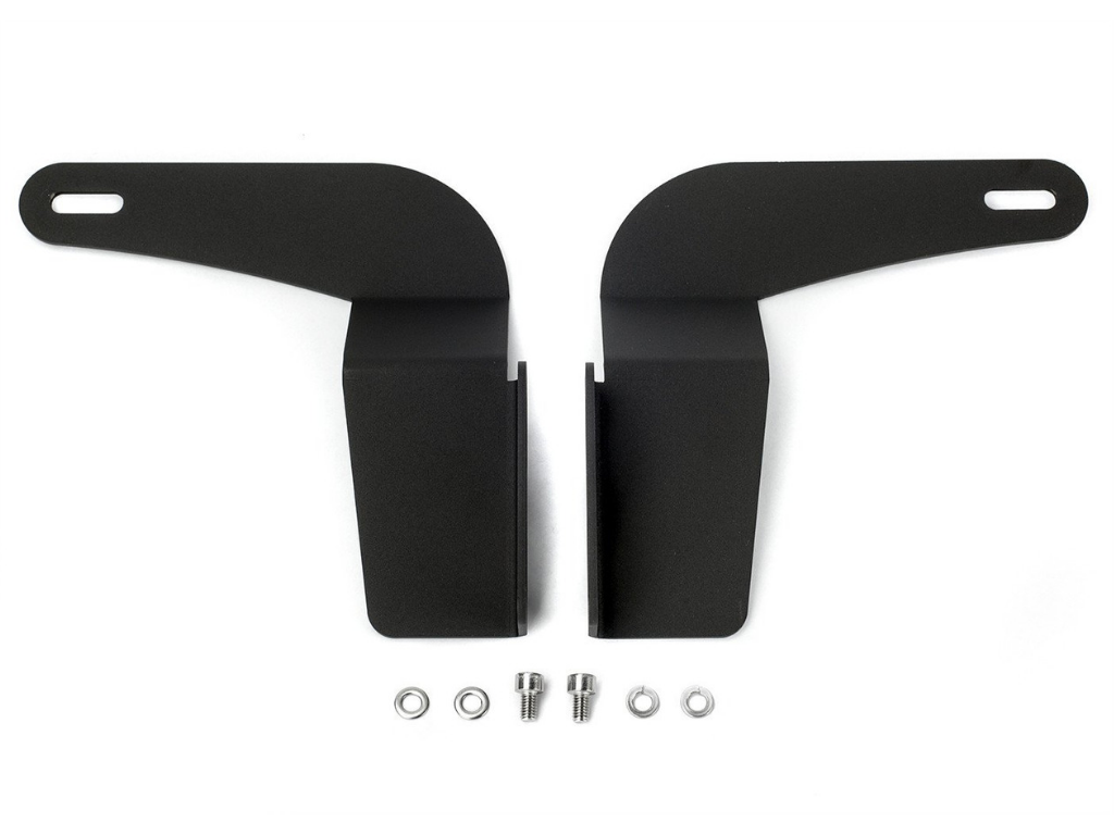 32" Lower Bumper Flush LED Light Bar Brackets Kit For 2005-2015 Toyota Tacoma