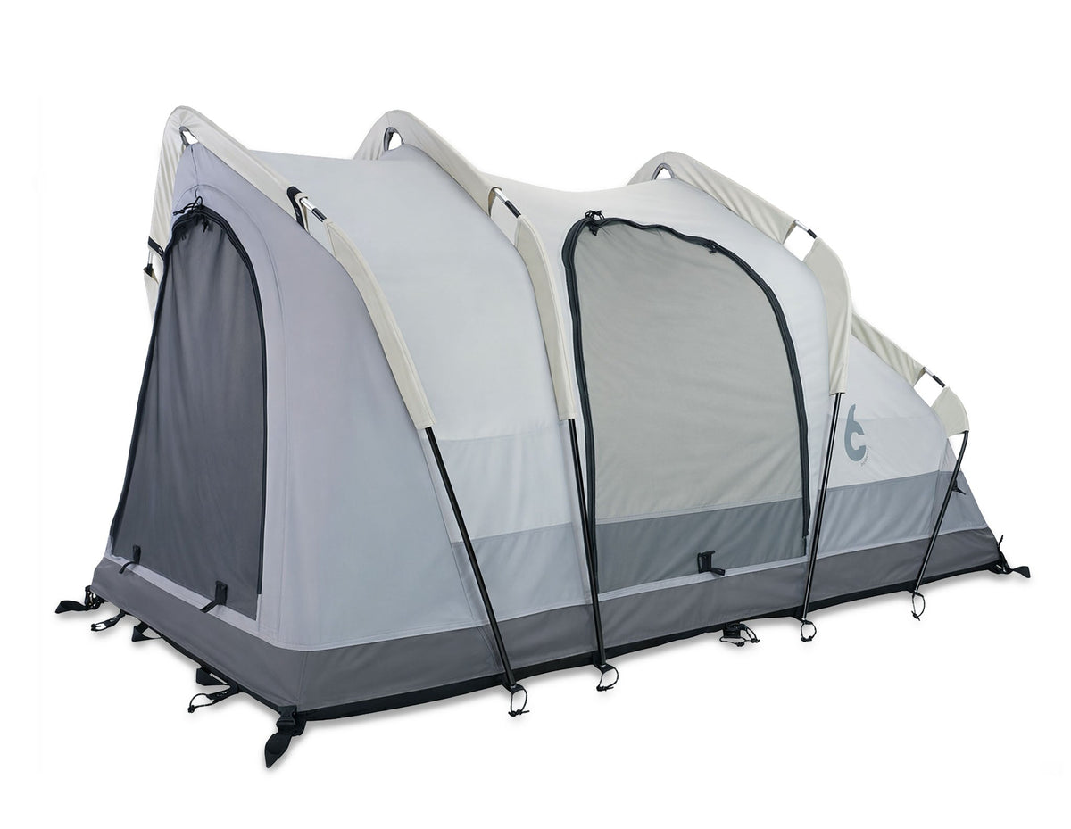 C6 Rev Tent (HellaStorm) – with fly sheet off, mesh walls visible