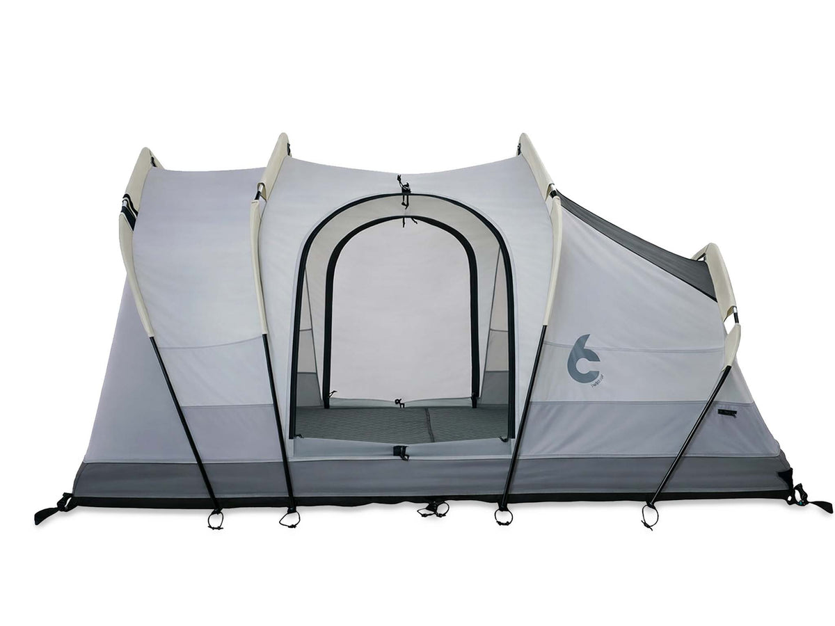 C6 Rev Pickup Truck Tent – with fly sheet off, side view