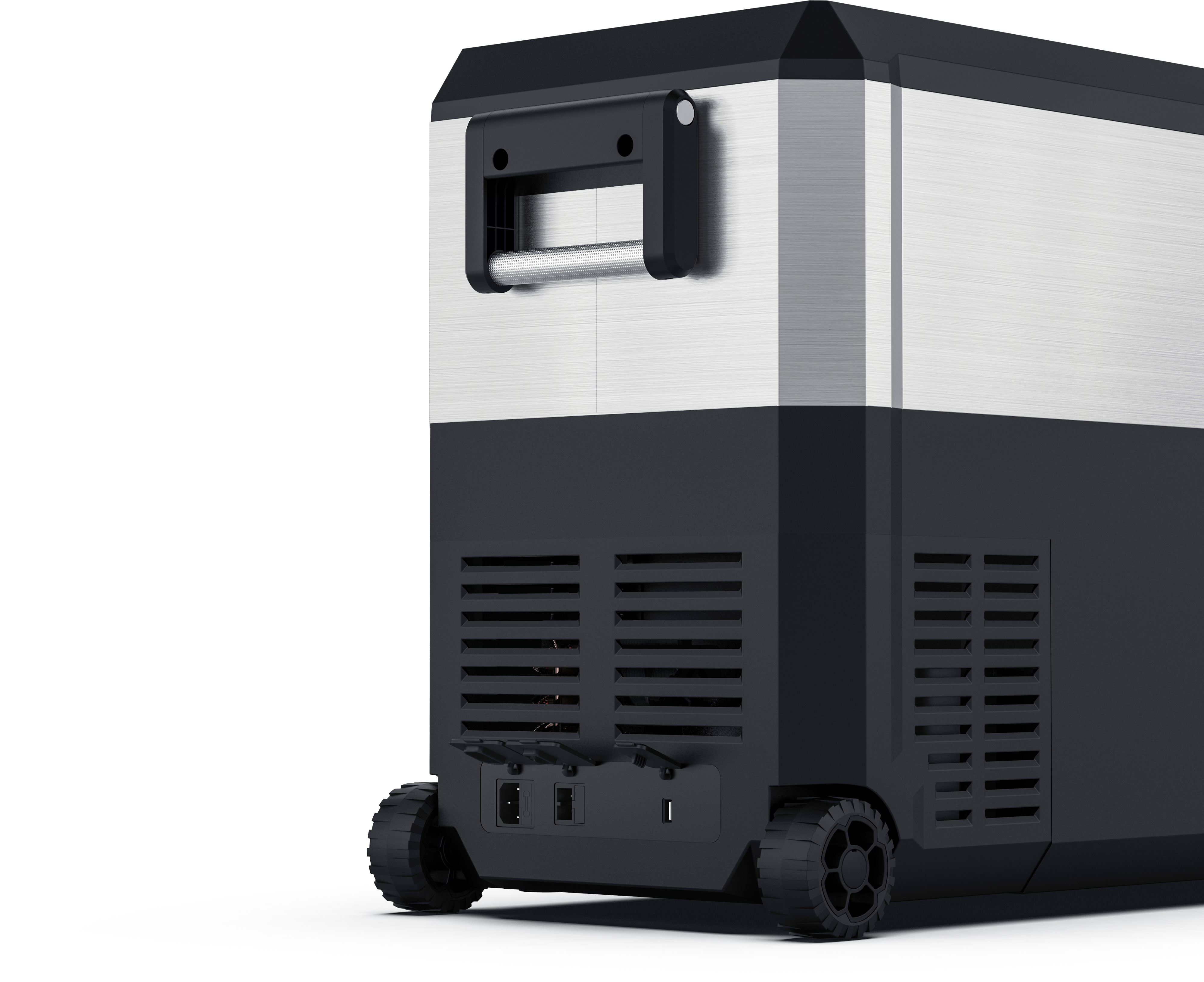 JP50 Pro Dual Zone Wheeled Car Fridge With Cover | ICECO | 50 LT