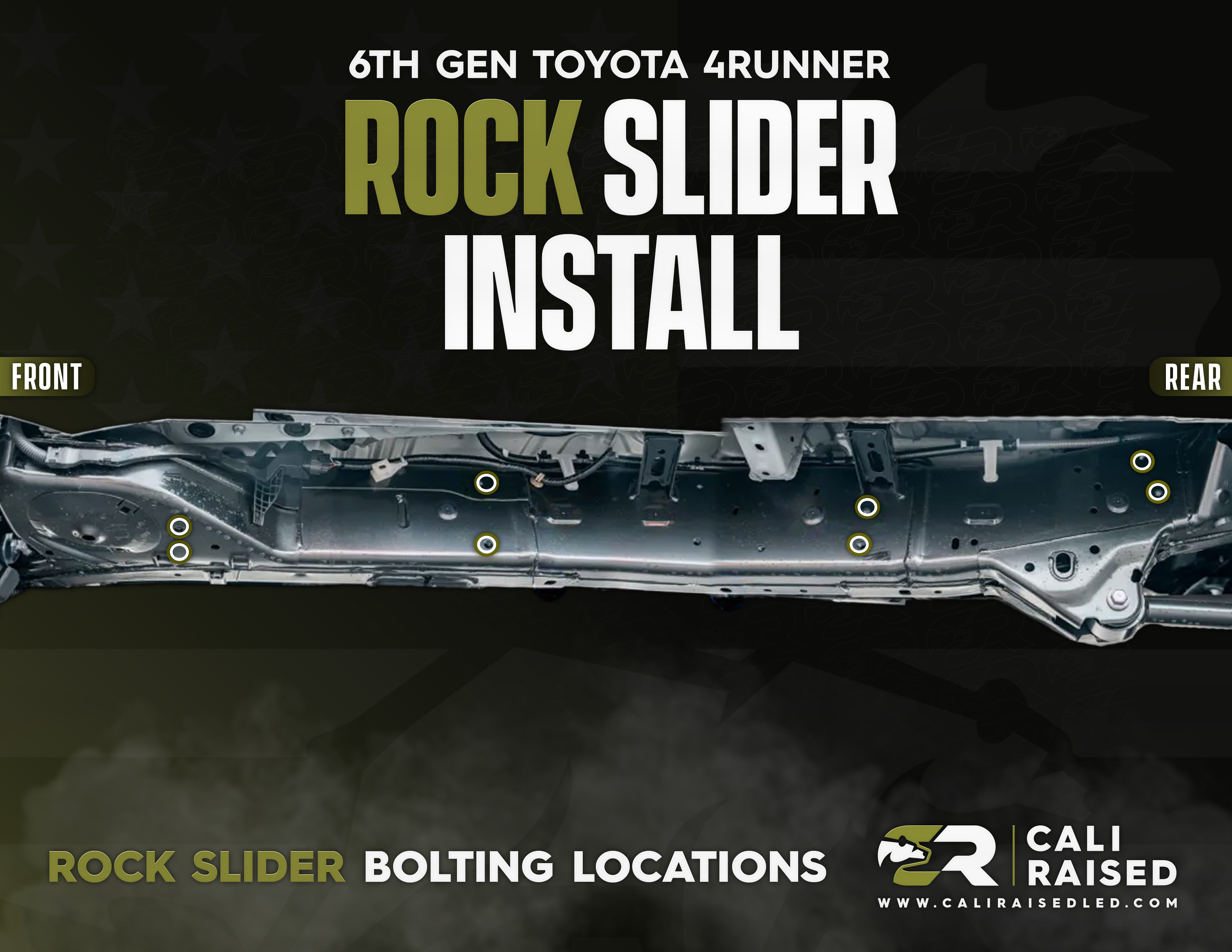 Step Edition Rock Sliders For 2024+ Toyota Land Cruiser