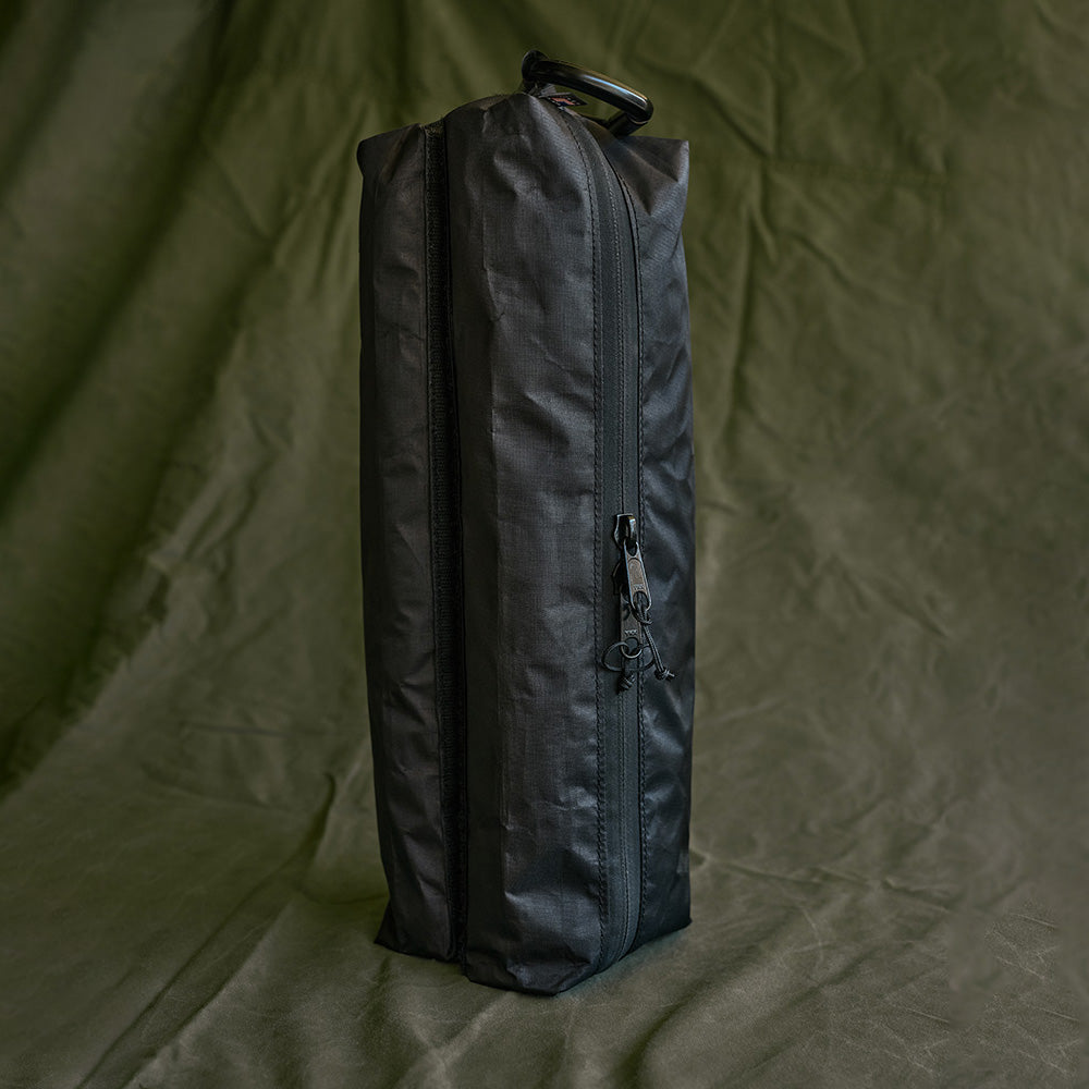 Colfax Equipment Module — UL standing upright, carabiner attached as a carry handle