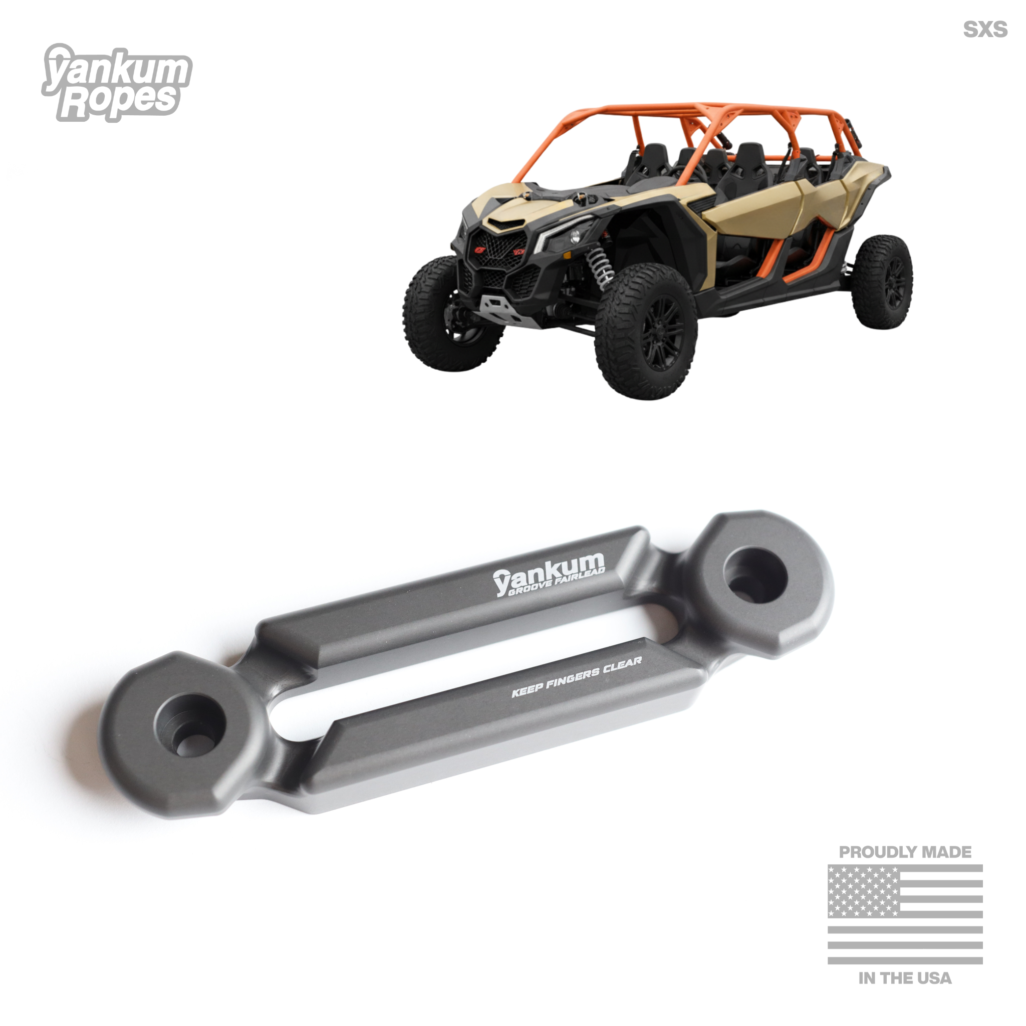 Yankum SXS Groove fairlead for side-by-sides