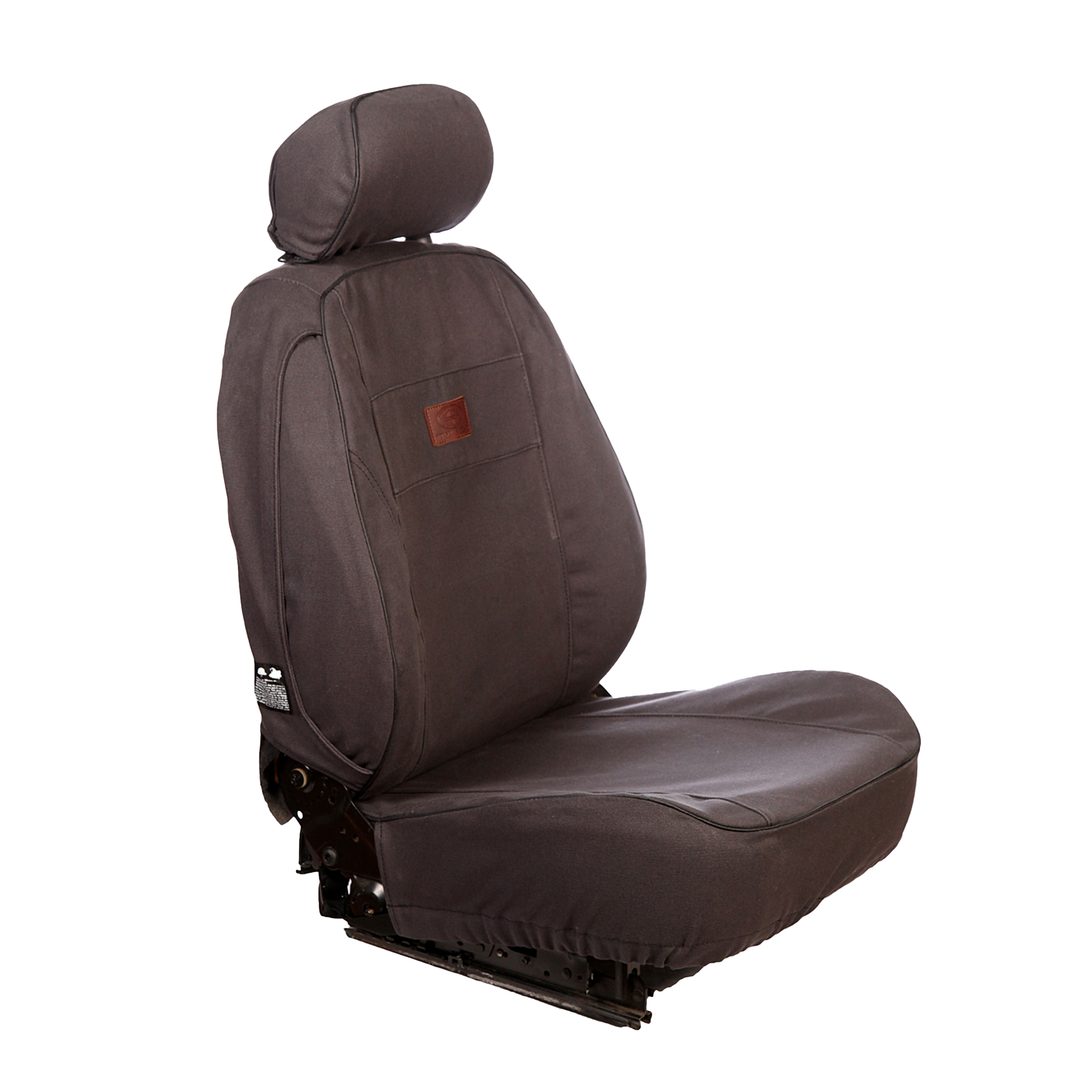 Ineos Grenadier Luxury Seat Covers from Melvill & Moon Charcoal Canvas Overland Kitted