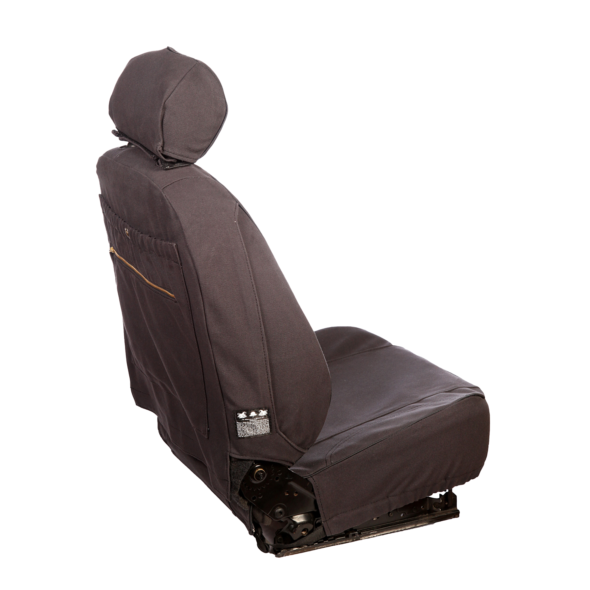 Ineos Grenadier Luxury Seat Covers from Melvill & Moon Charcoal Canvas Overland Kitted