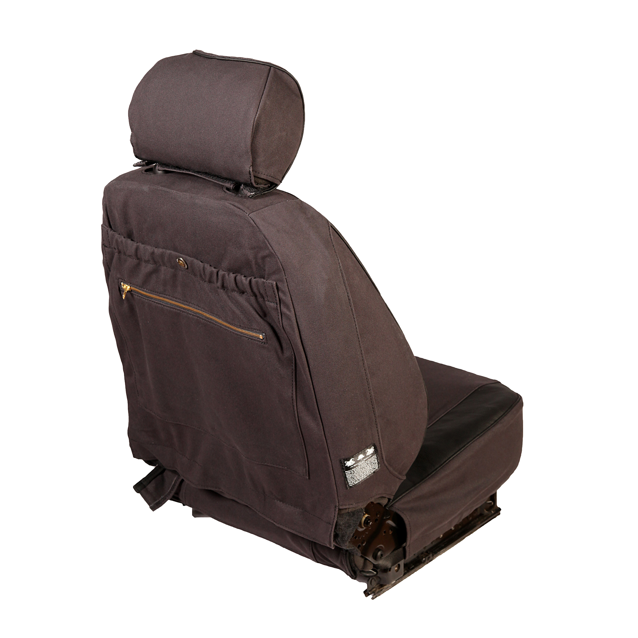 Ineos Grenadier Luxury Seat Covers from Melvill & Moon Charcoal Canvas Overland Kitted
