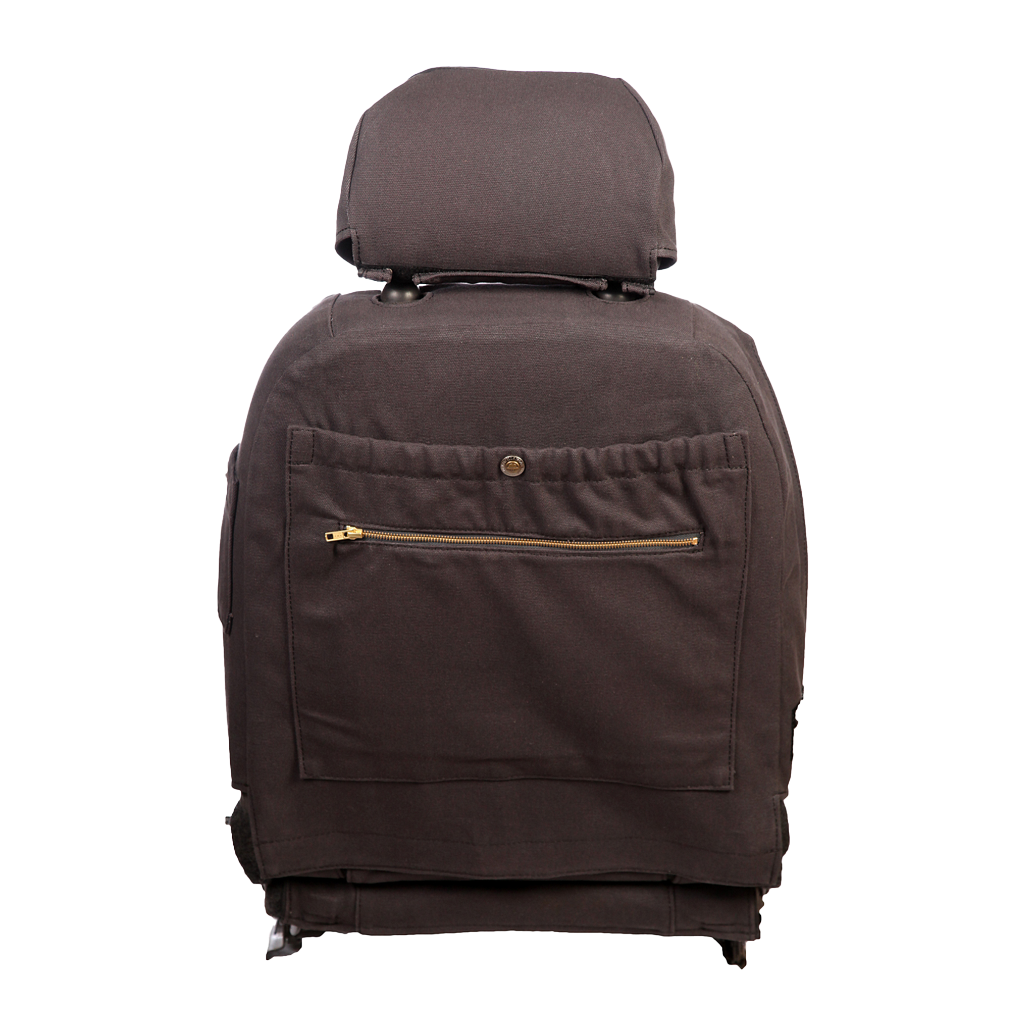 Ineos Grenadier Luxury Seat Covers from Melvill & Moon Charcoal Canvas Overland Kitted