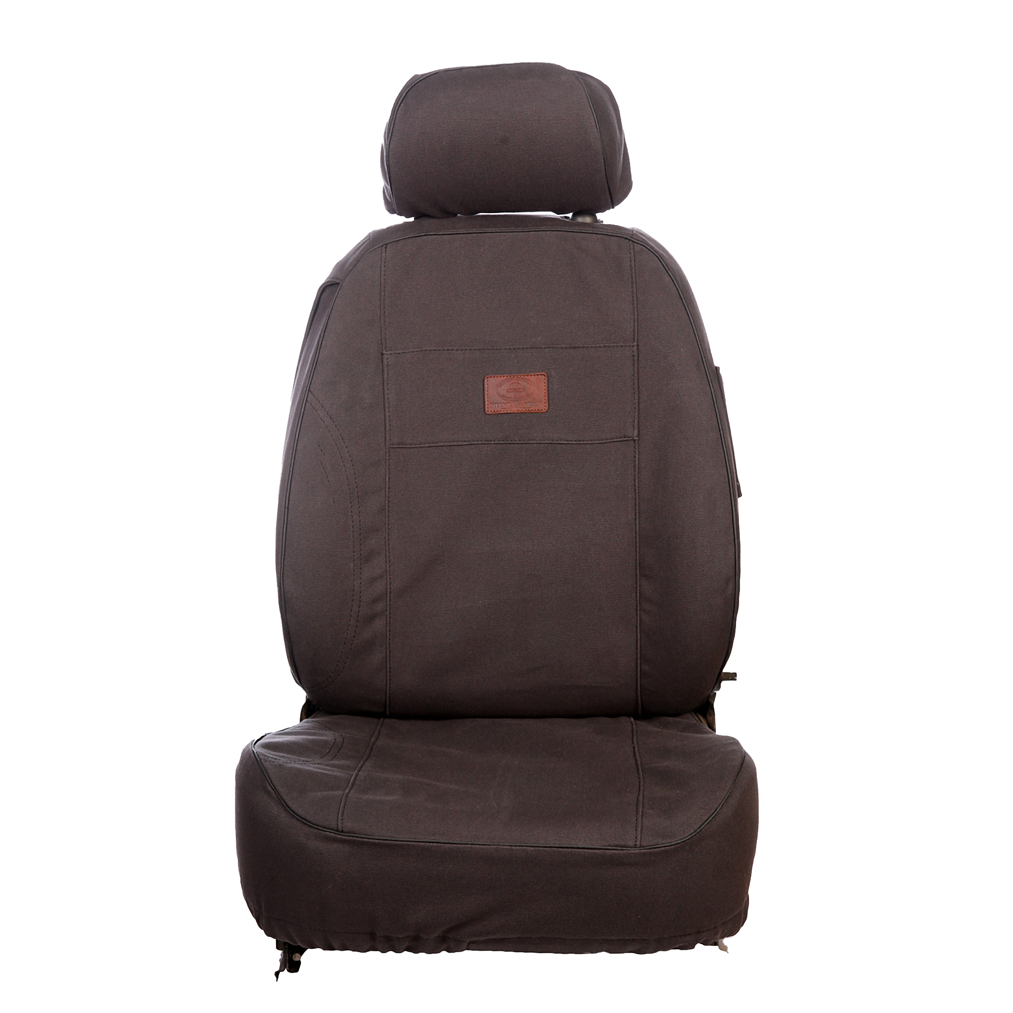 Ineos Grenadier Luxury Seat Covers from Melvill & Moon Charcoal Canvas Overland Kitted
