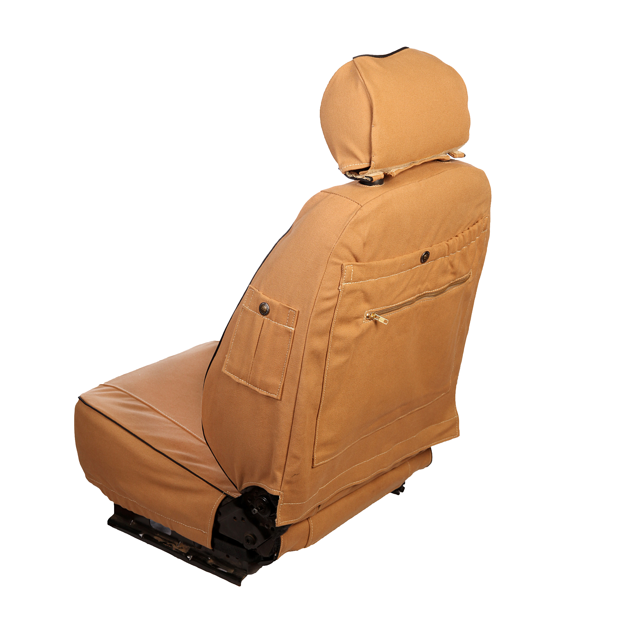 Ineos Grenadier Luxury Seat Covers from Melvill & Moon Sand Canvas Overland Kitted