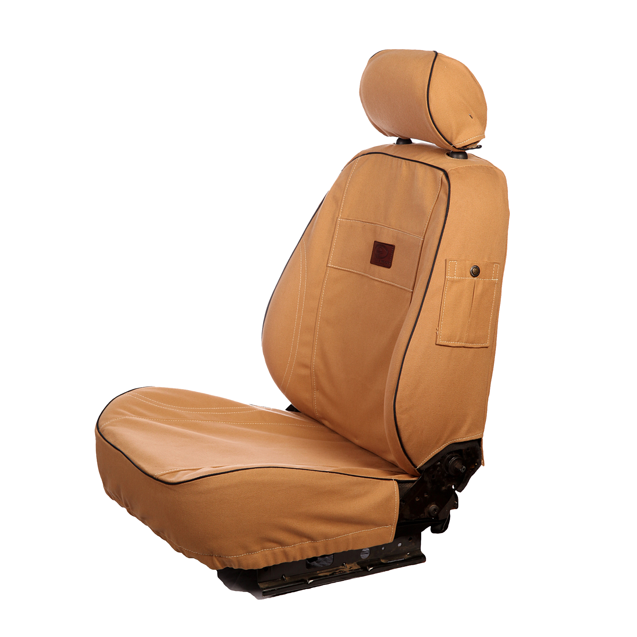 Ineos Grenadier Luxury Seat Covers from Melvill & Moon Sand Canvas Overland Kitted
